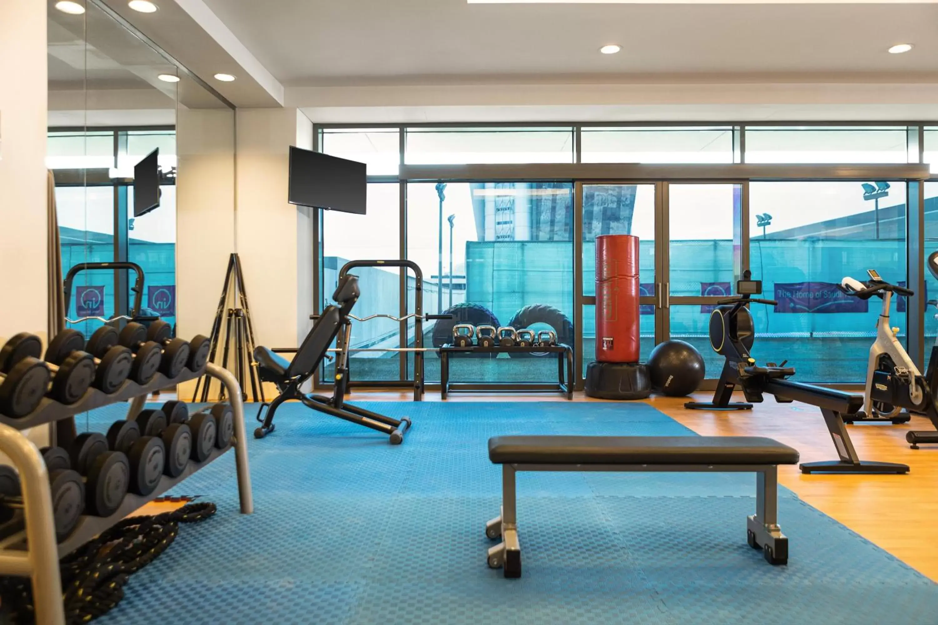 Fitness centre/facilities, Fitness Center/Facilities in Crowne Plaza Riyadh - RDC Hotel & Convention, an IHG Hotel