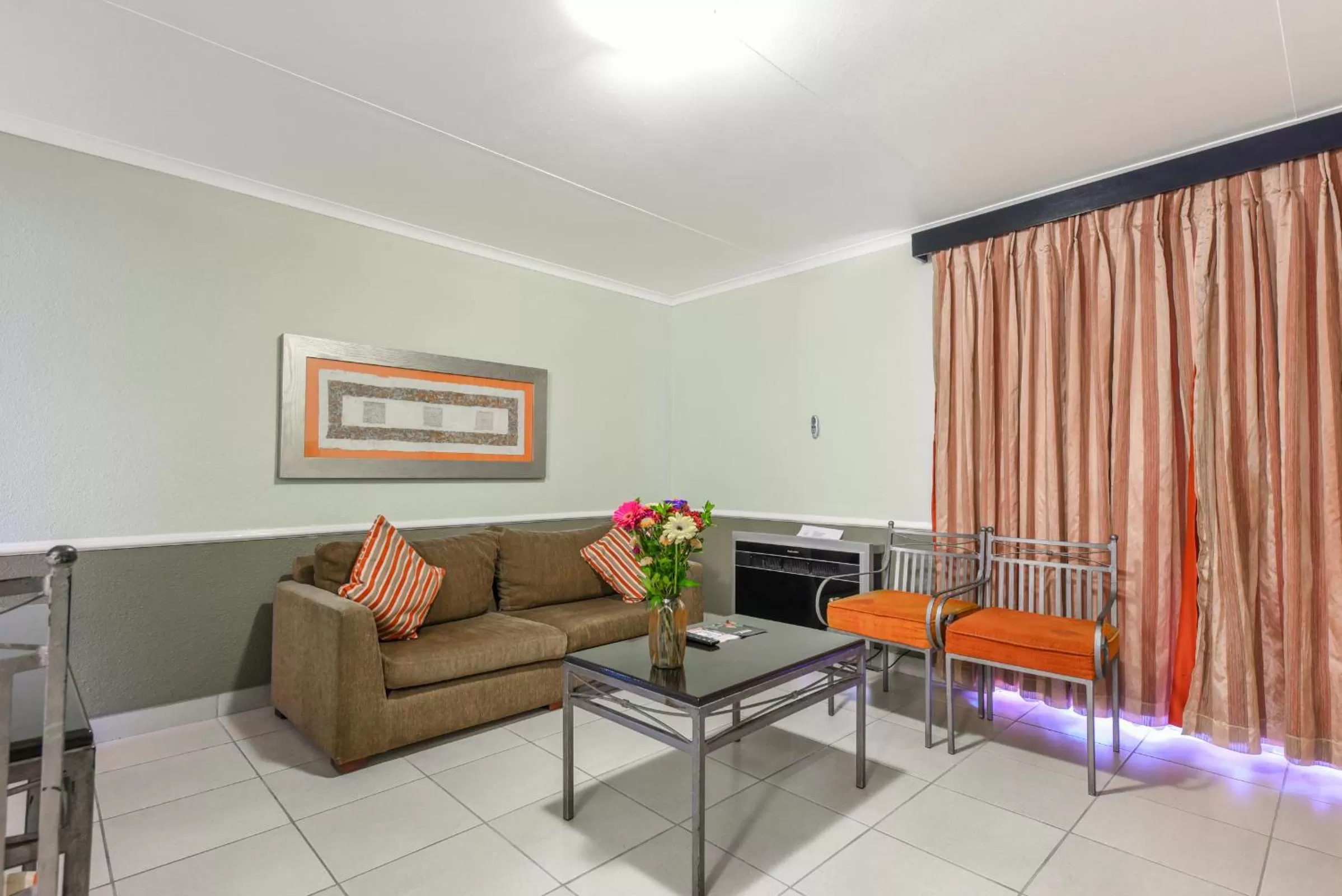 Seating area in Mercure Hotel Nelspruit