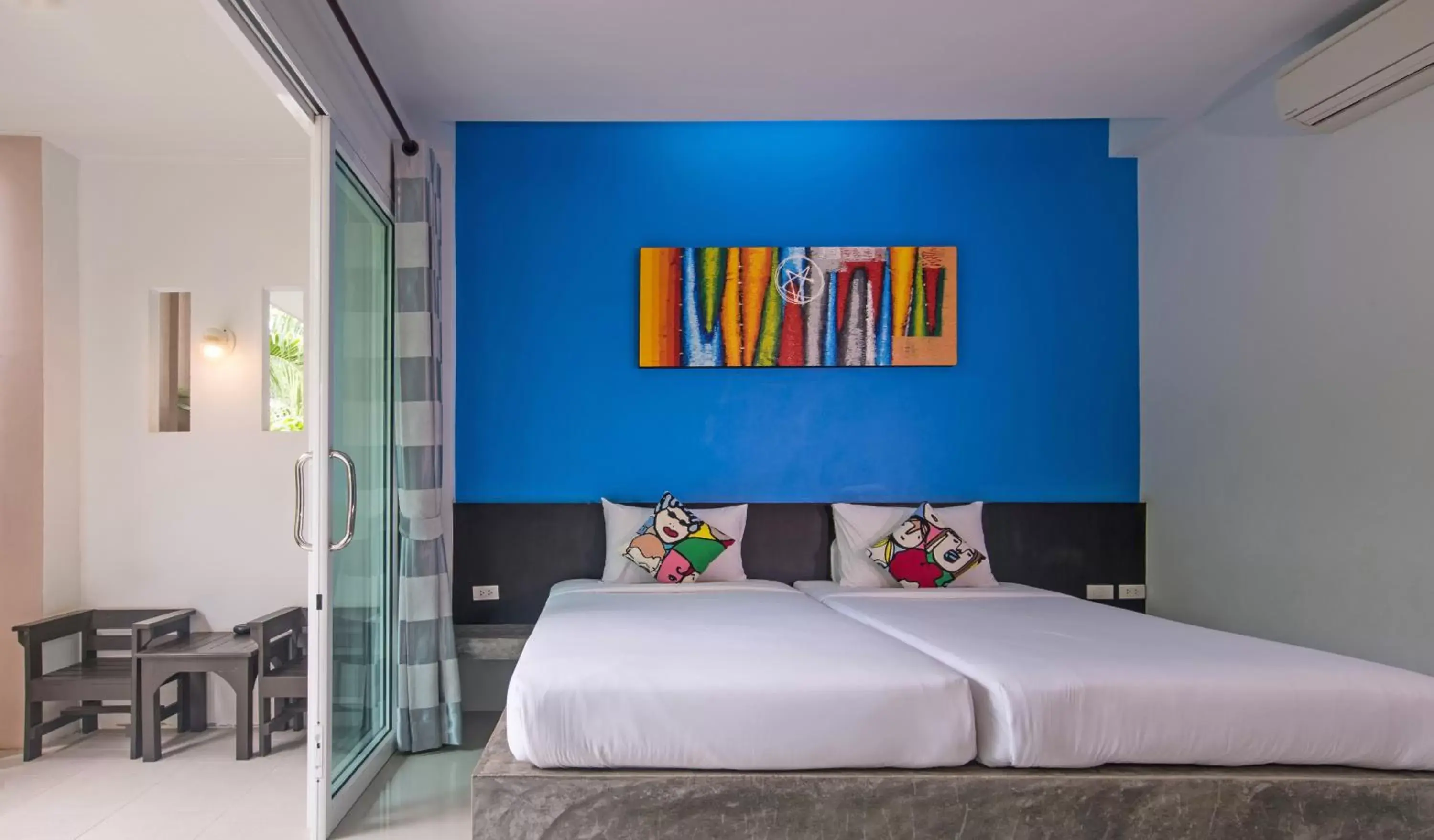 Shower, Bed in The Fong Krabi resort