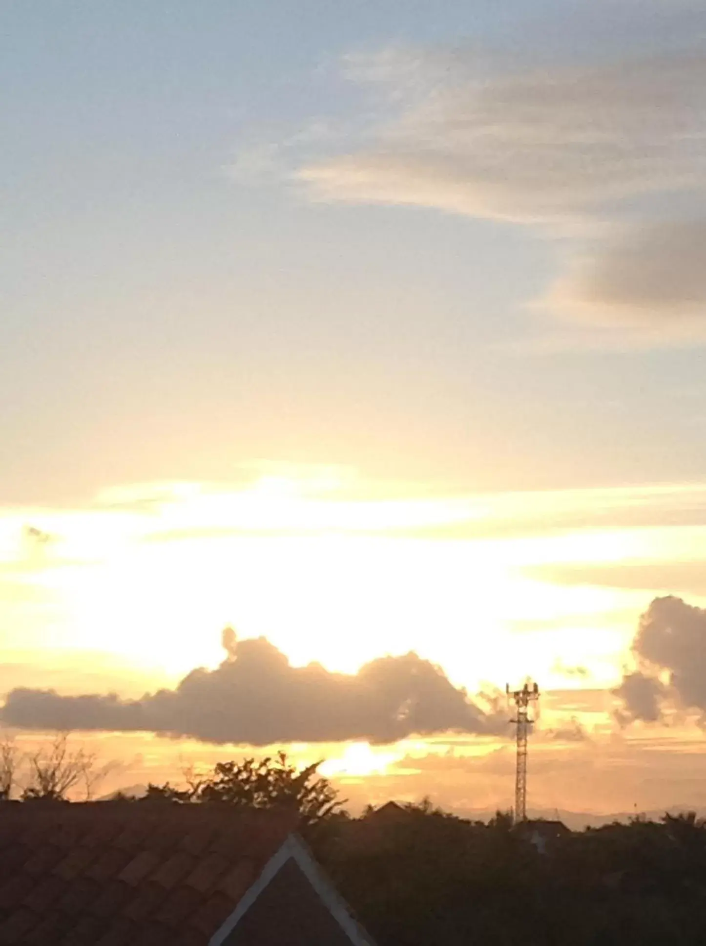 Sunset, Natural Landscape in White Sands shared apartments