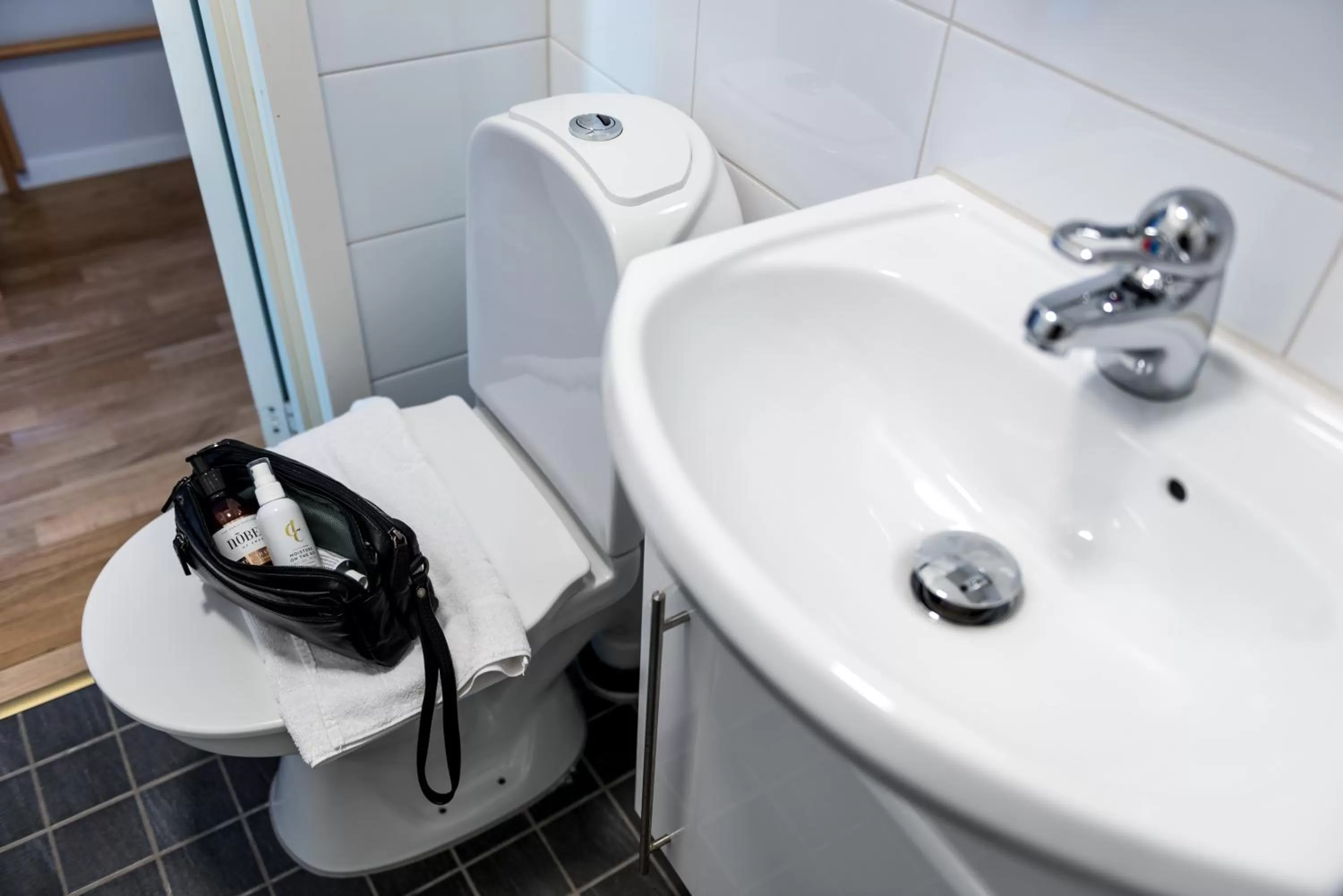 Bathroom in Hotell Solhem Park