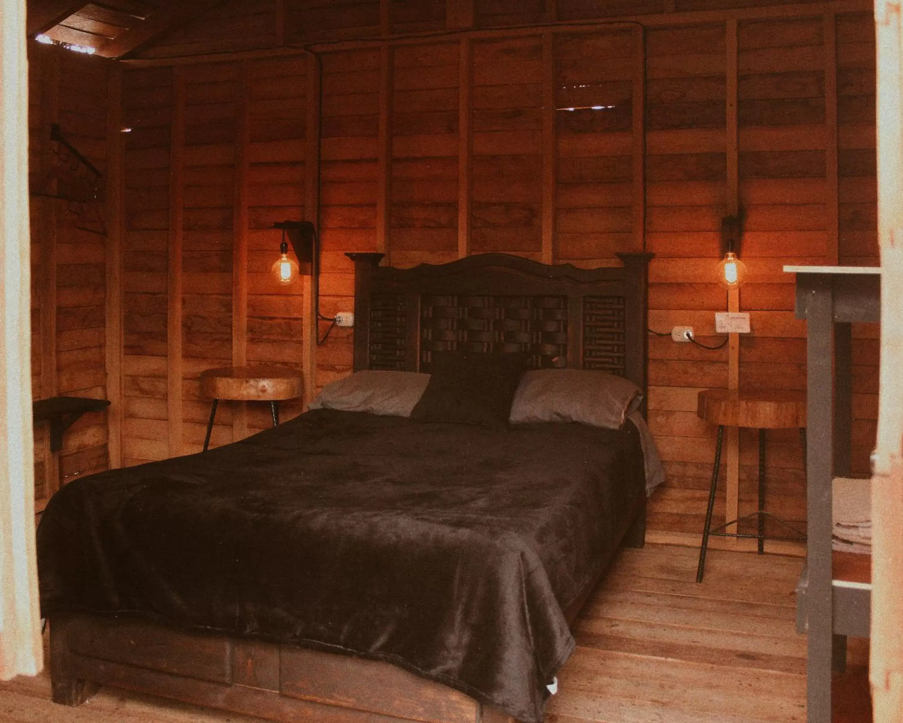 Photo of the whole room, Bed in Cabañas Campestres El Naranjo