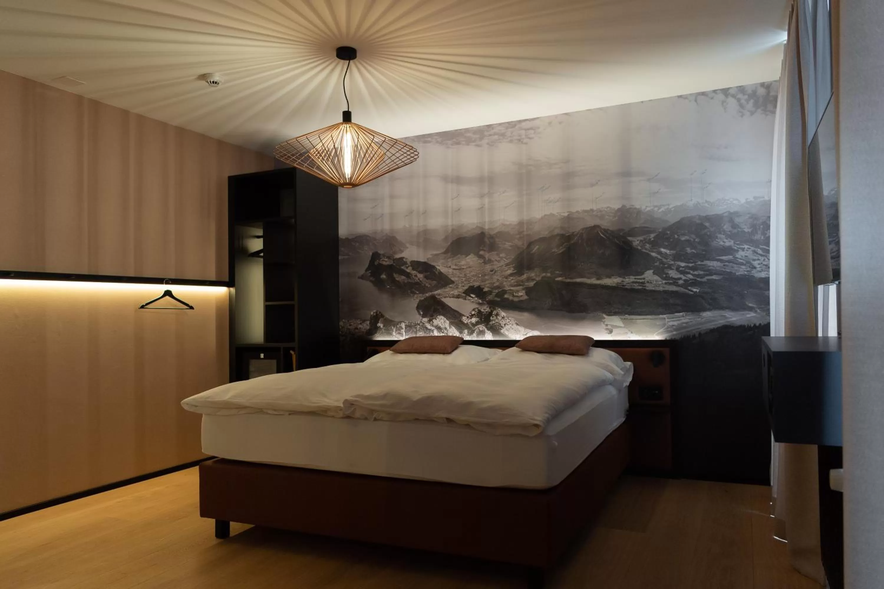 Photo of the whole room, Bed in Boutique Hotel Stanserhof