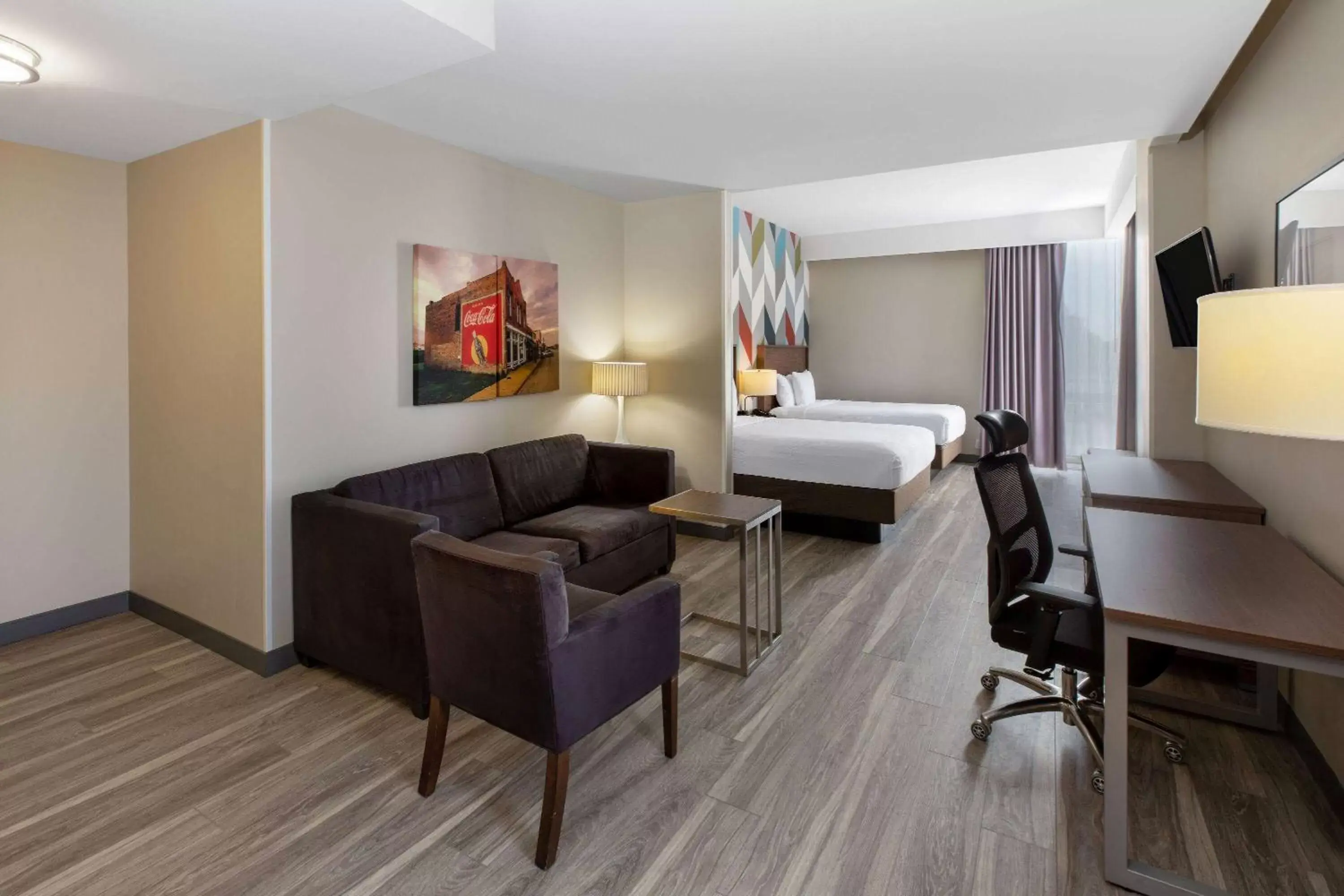 Photo of the whole room, Bed in La Quinta Inn & Suites by Wyndham Tulsa Downtown - Route 66 Photo of the whole room, Bed in La Quinta Inn & Suites by Wyndham Tulsa Downtown - Route 66