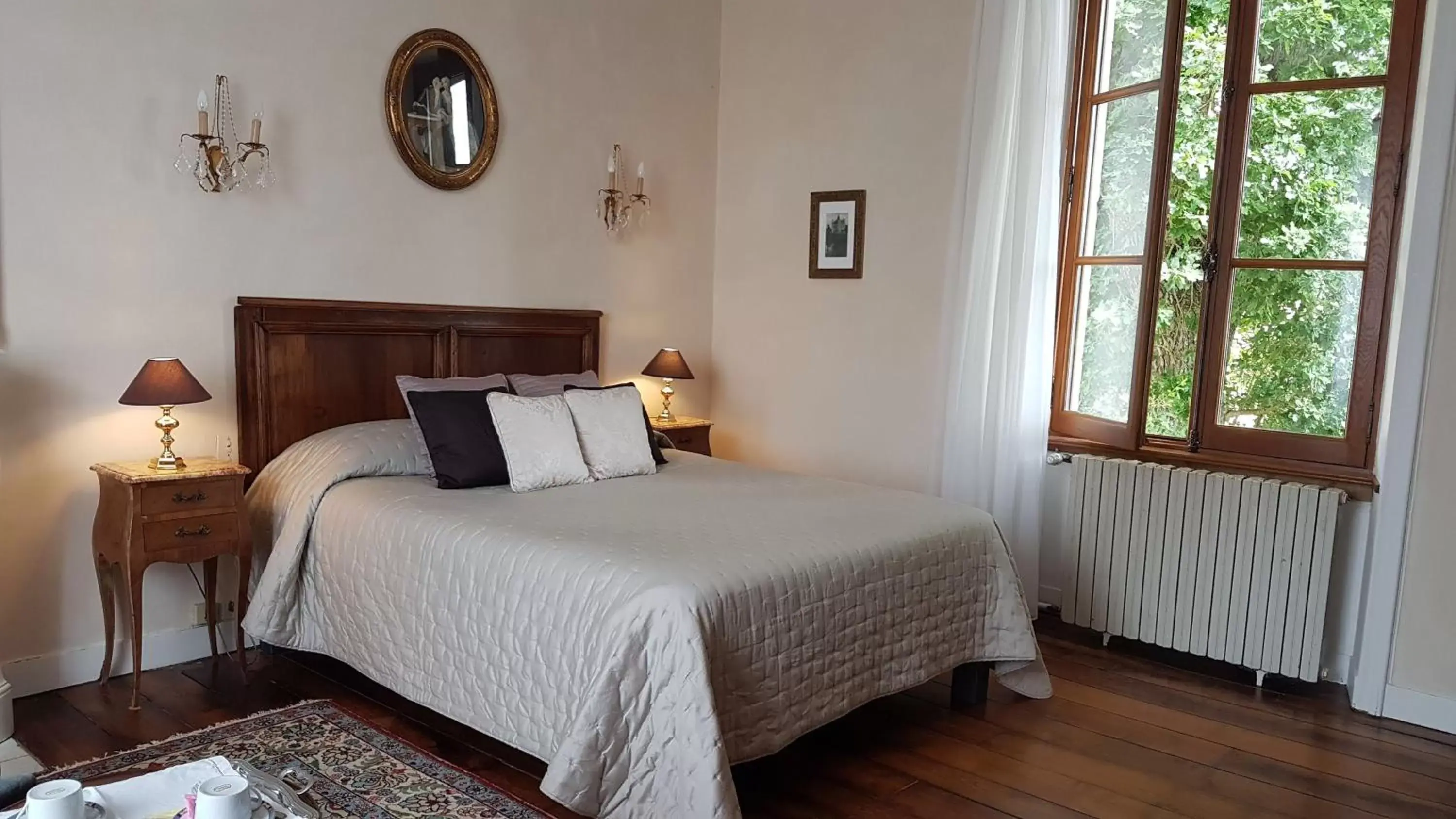 Bedroom, Bed in Le Manoir de la Bigotière