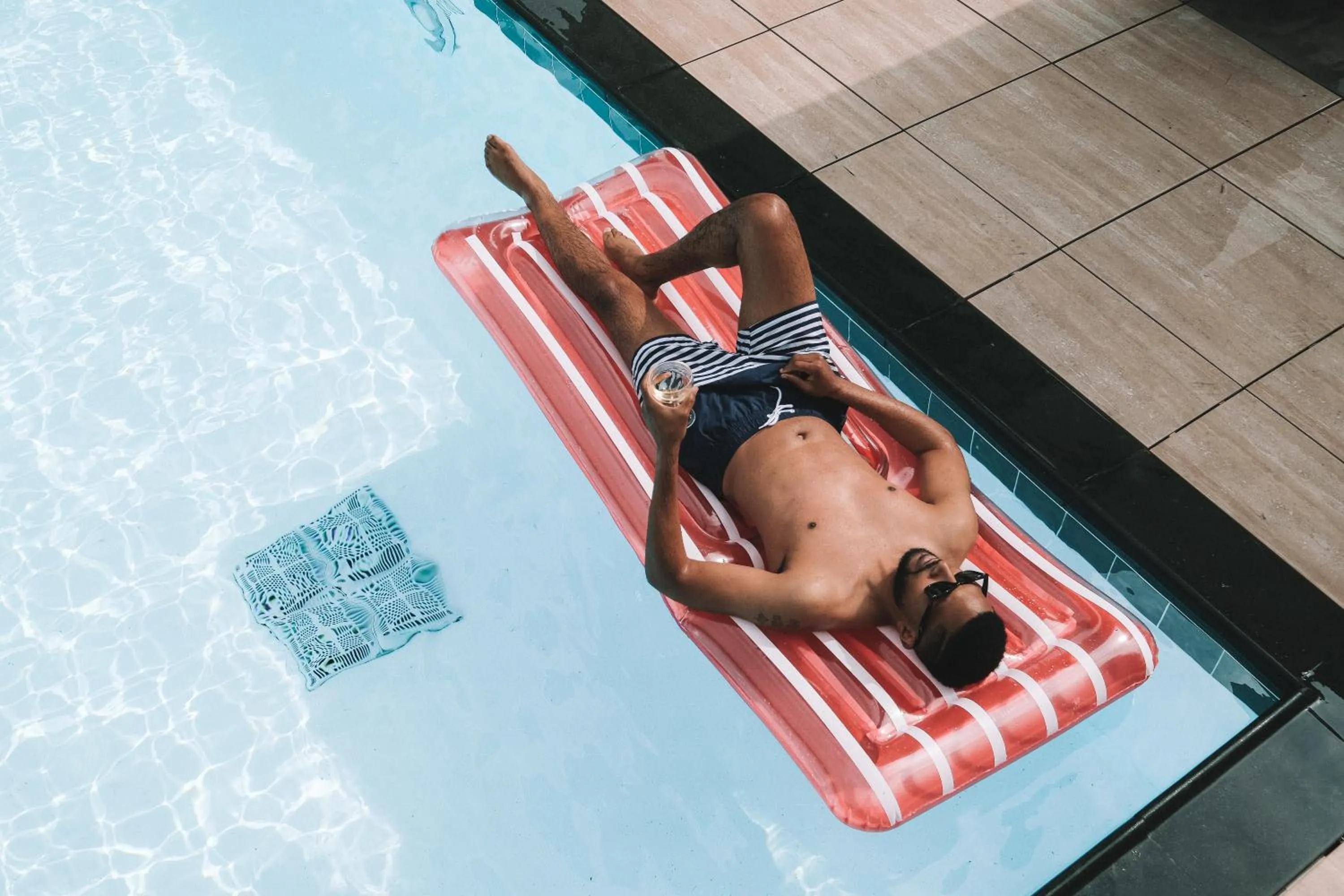 Swimming pool in Fairmont Century Plaza Los Angeles at Beverly Hills