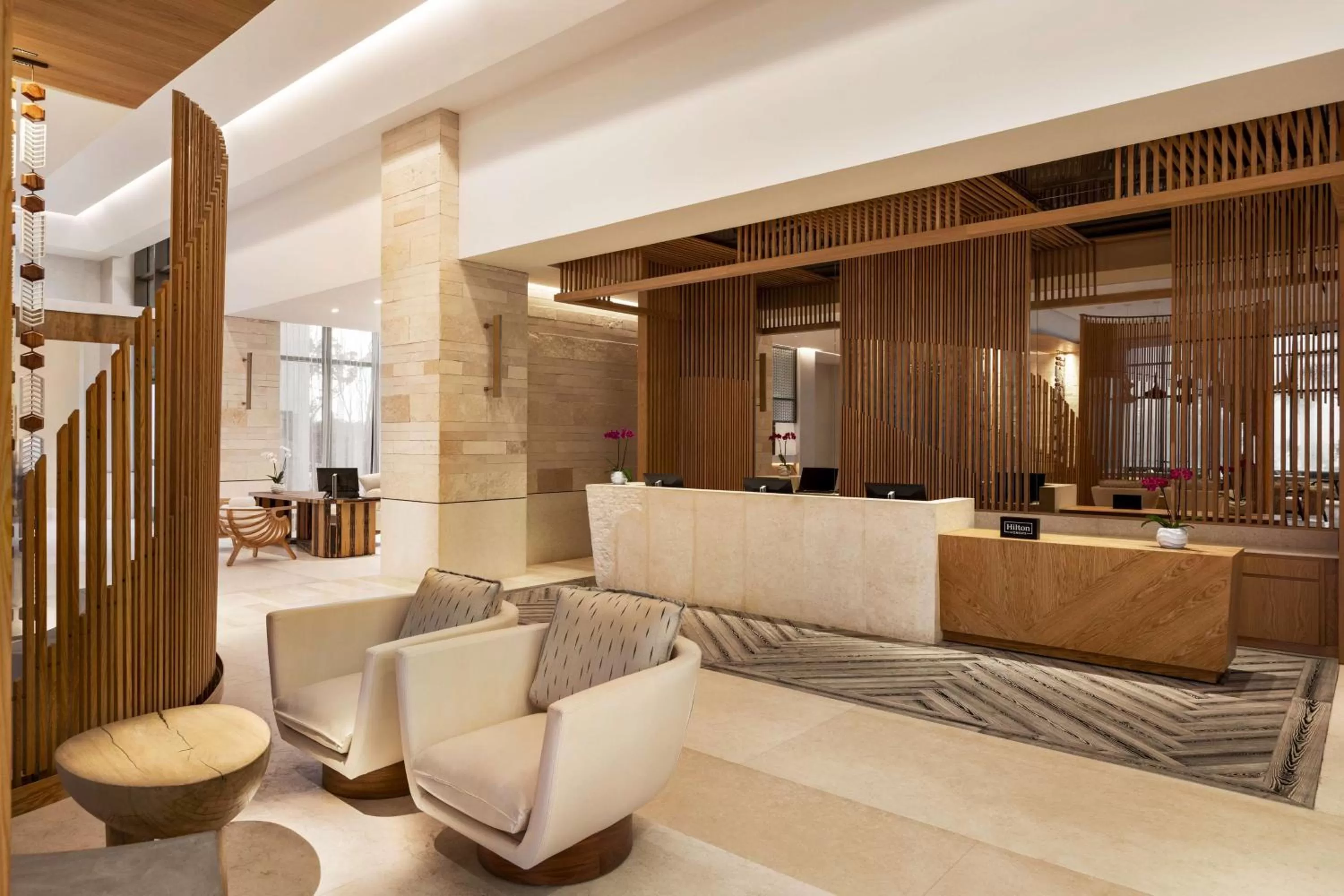 Lobby or reception in Hilton Cancun, an All-Inclusive Resort