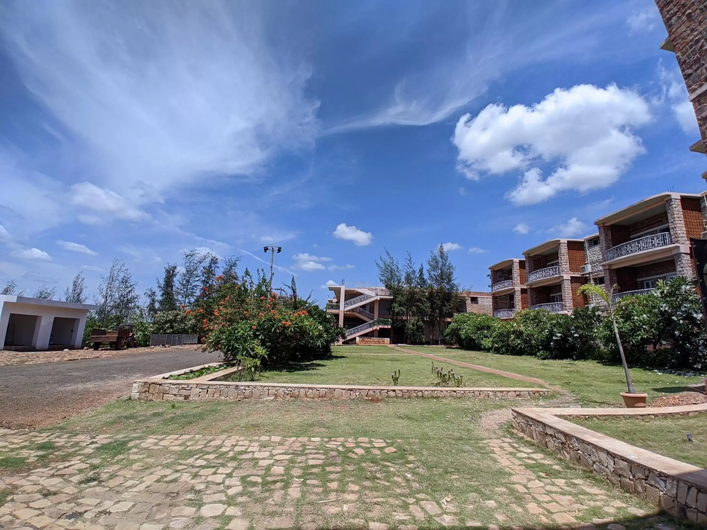 Property building in Kanthi Resorts Badami Property building in Kanthi Resorts Badami