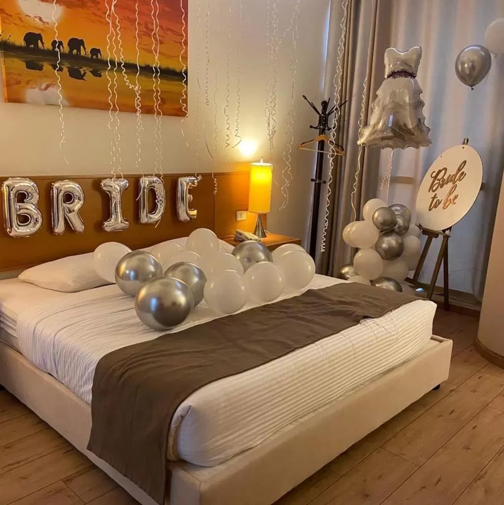 Bed in Caesar Hotel Ramallah