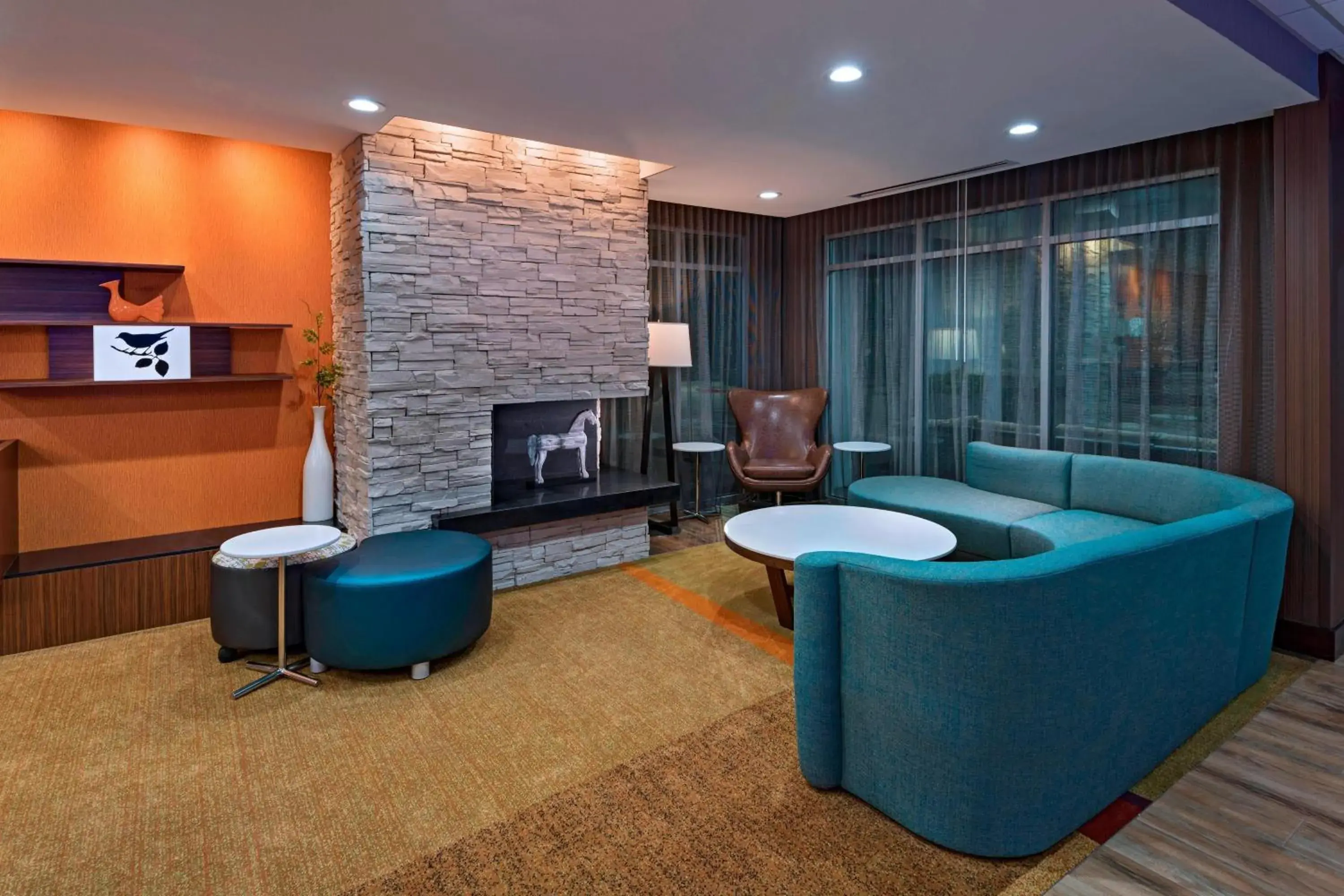 Lobby or reception, Seating Area in Fairfield Inn & Suites by Marriott Austin Buda