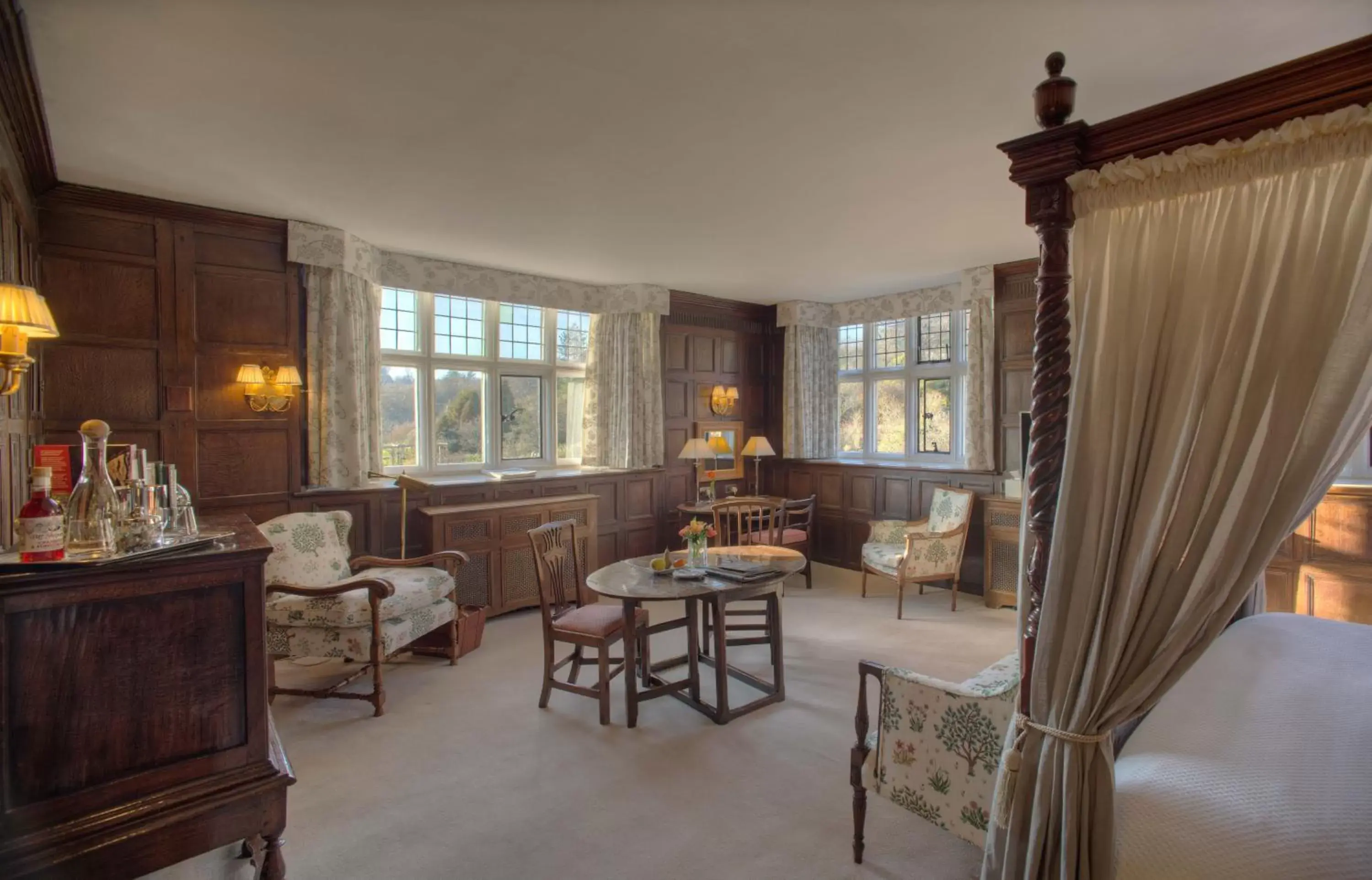 Seating Area in Gravetye Manor