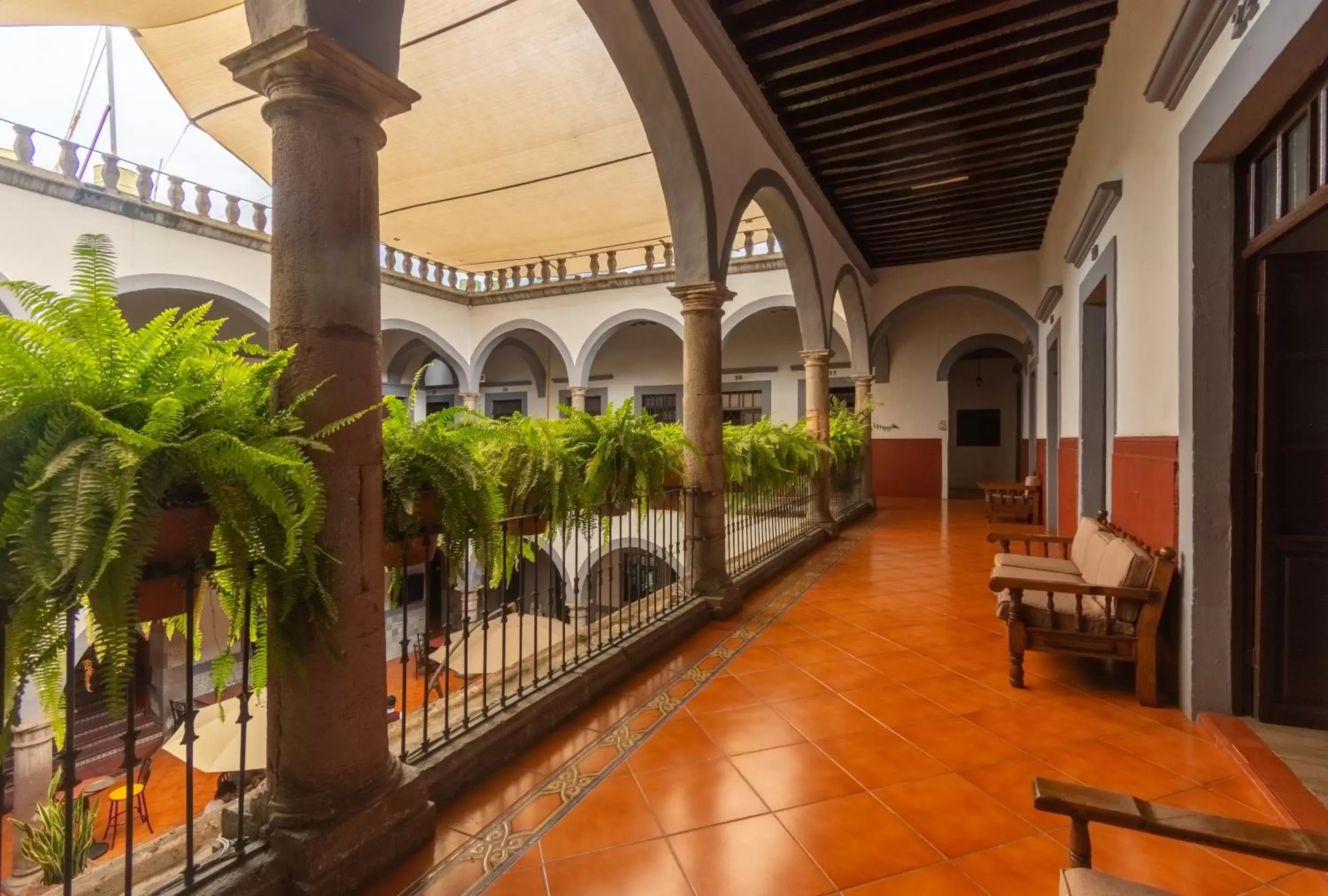 Patio in Hotel Hidalgo