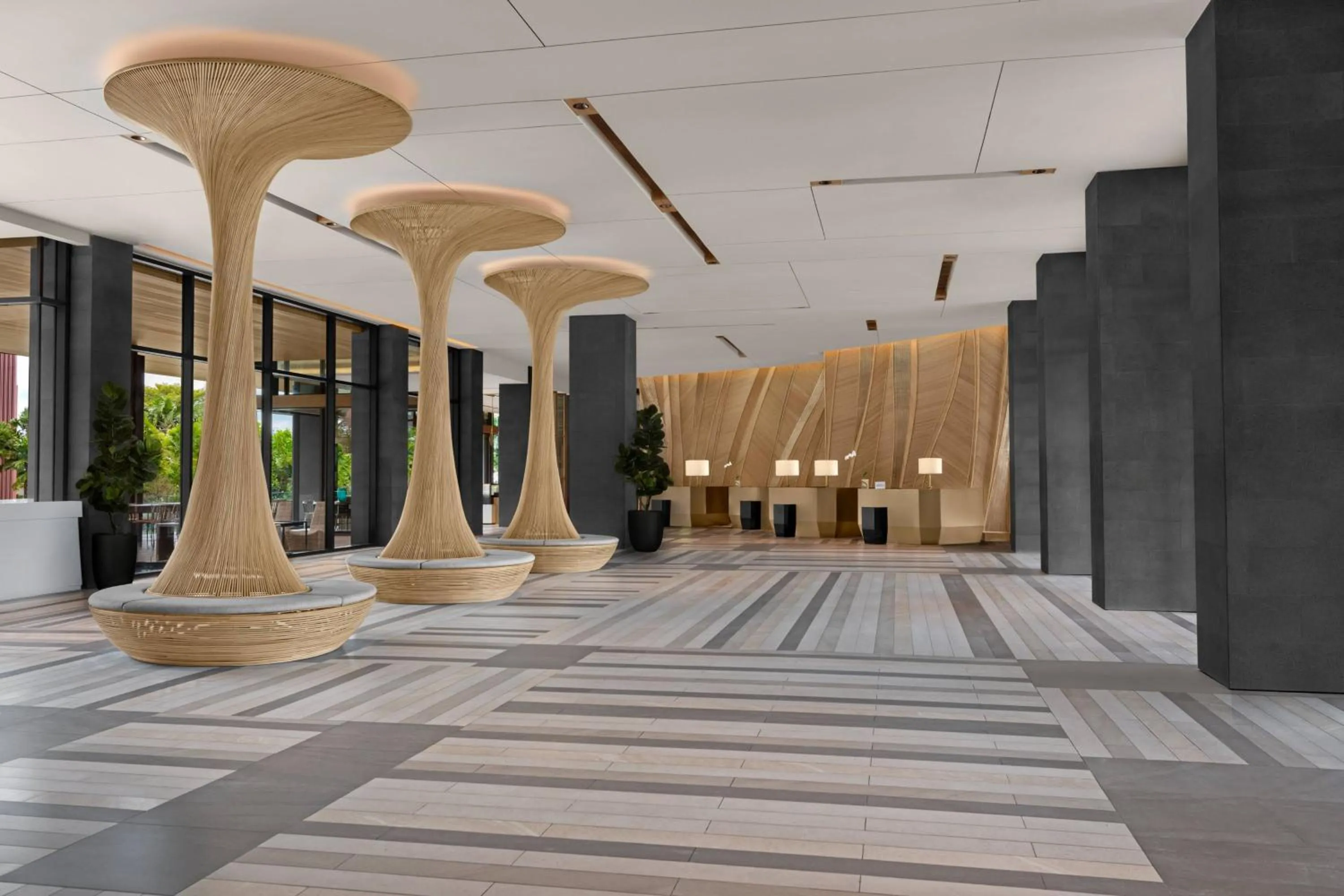 Lobby or reception in Courtyard by Marriott Bangkok Suvarnabhumi Airport