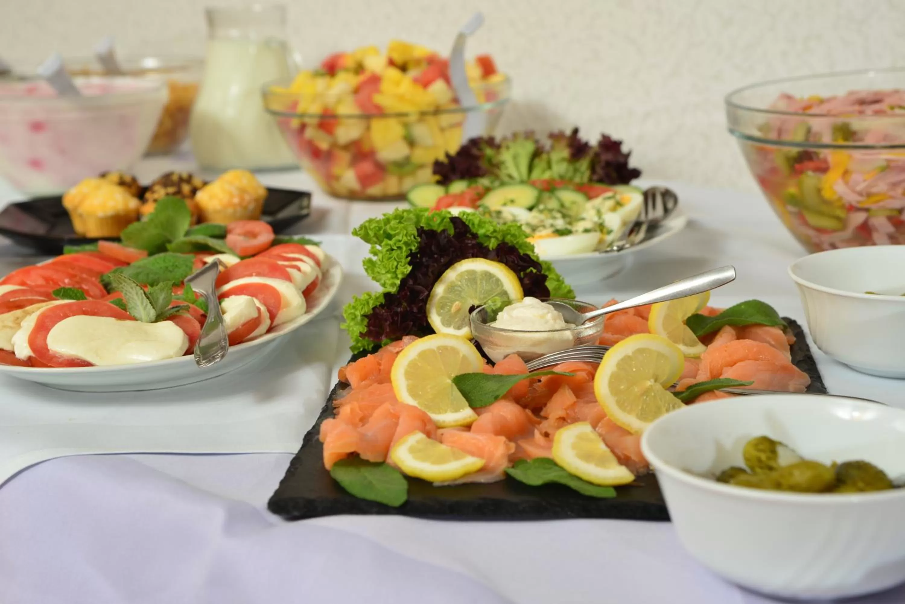 Food and drinks in Romantica Hotel Blauer Hecht