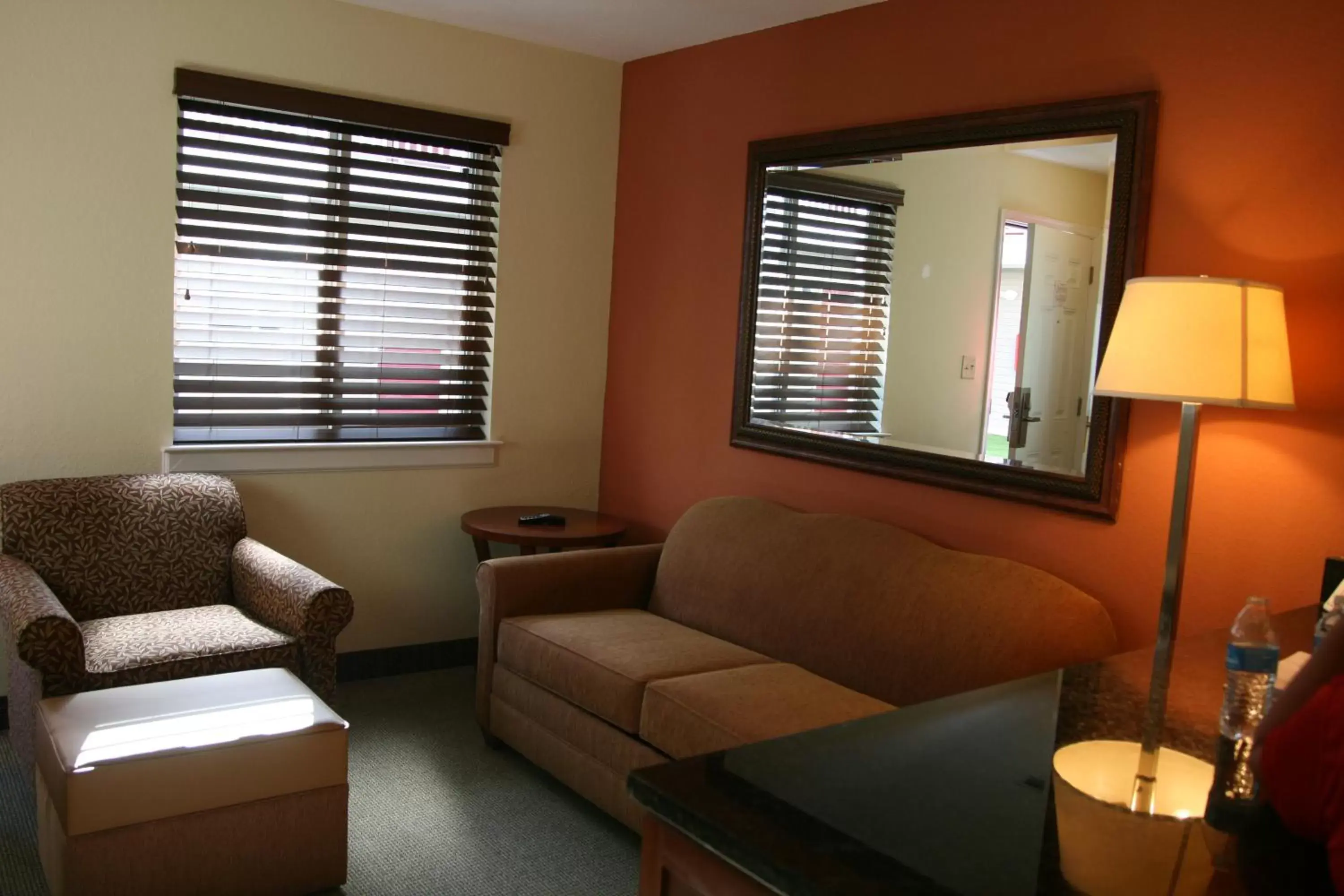 Living room, Seating Area in Affordable Suites of America Stafford Quantico