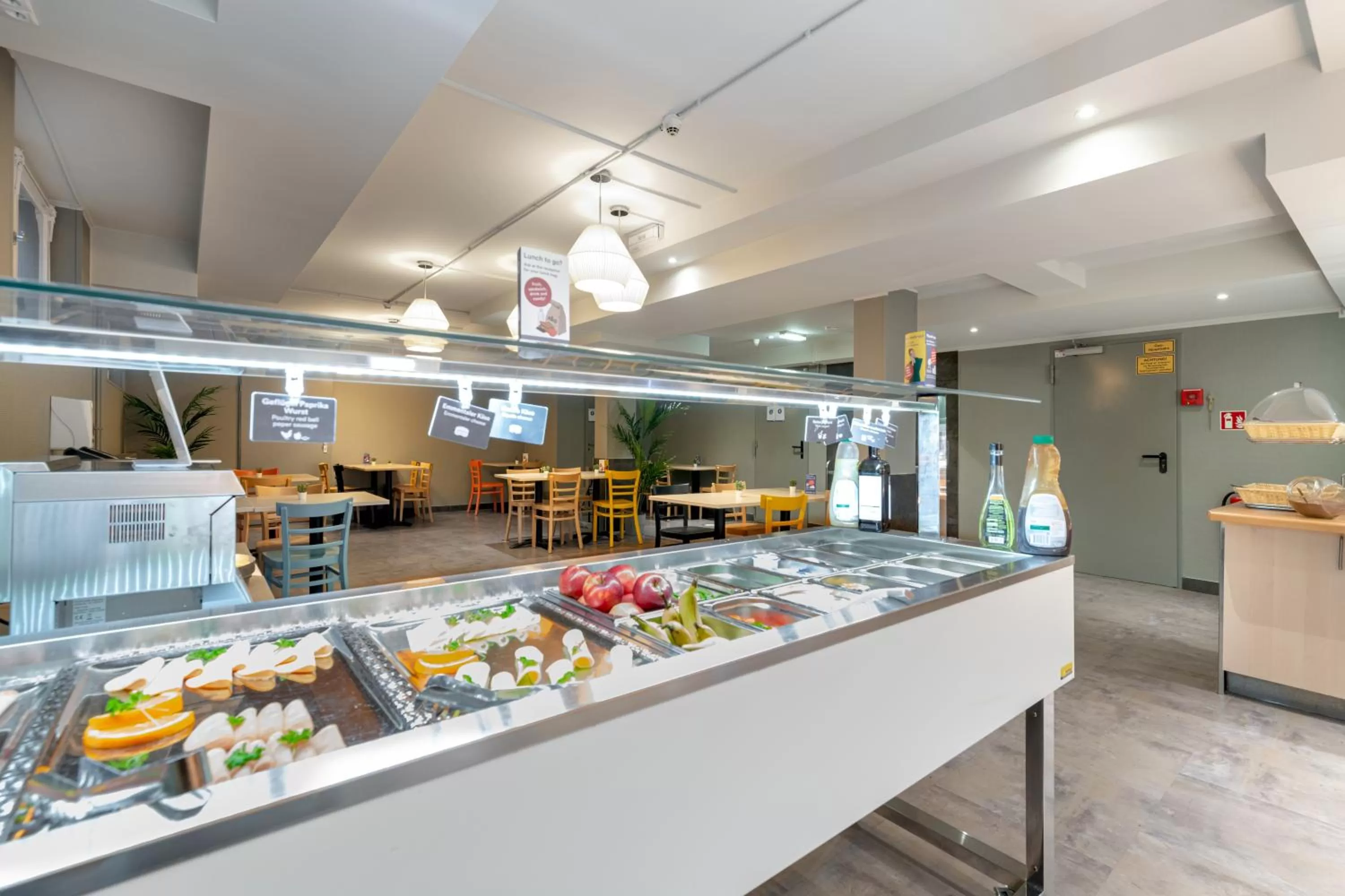 Buffet breakfast in a&o Hamburg Hammer Kirche