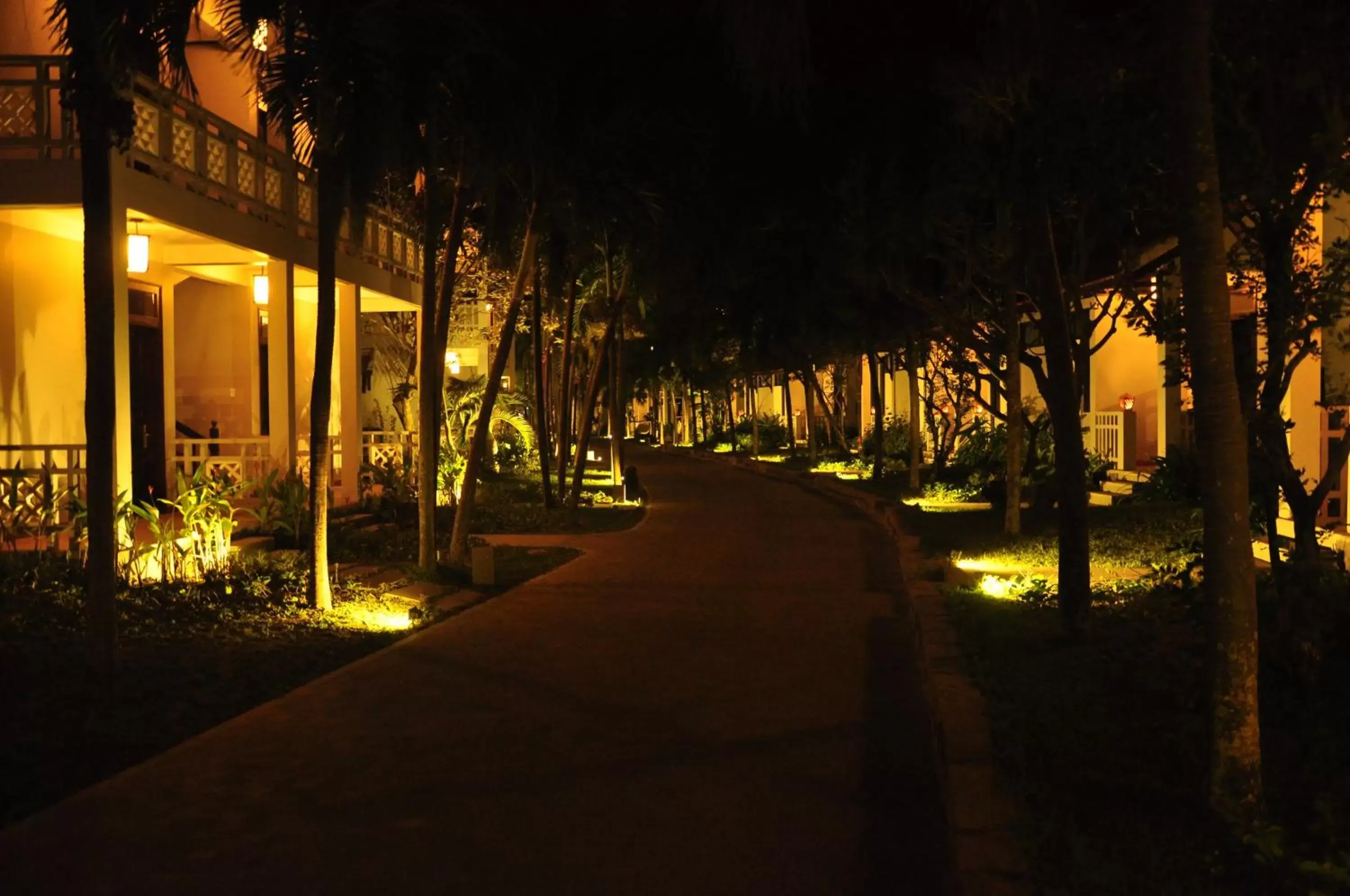 Night, Property Building in Hoi An Beach Resort