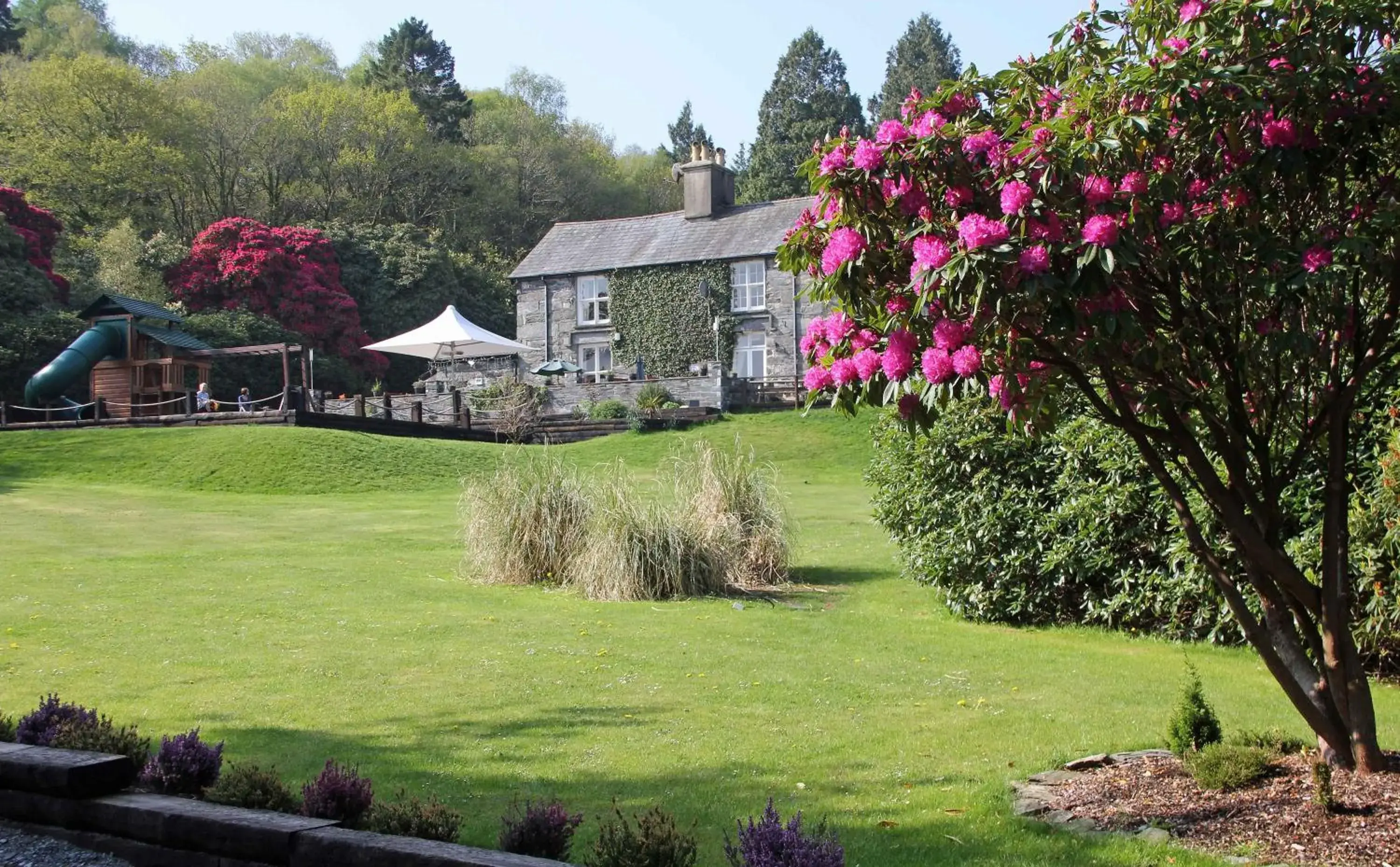 Garden, Property Building in Aberdunant Hall Country Hotel