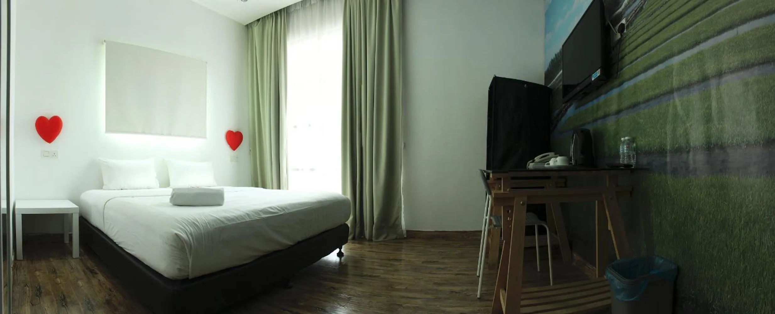 Photo of the whole room, Bed in V Garden Hotel