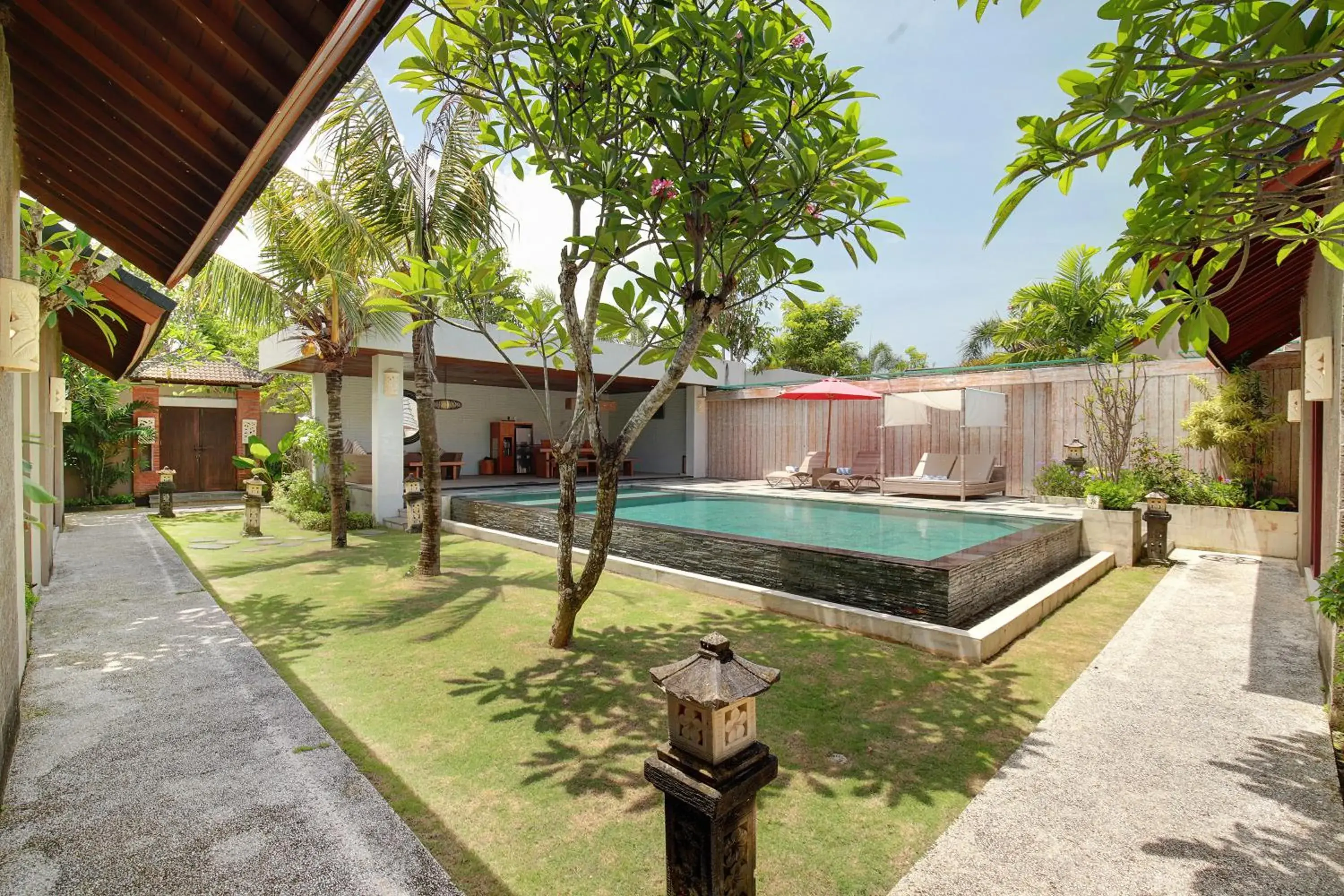 Garden view, Swimming Pool in Lumbini Luxury Villas and Spa