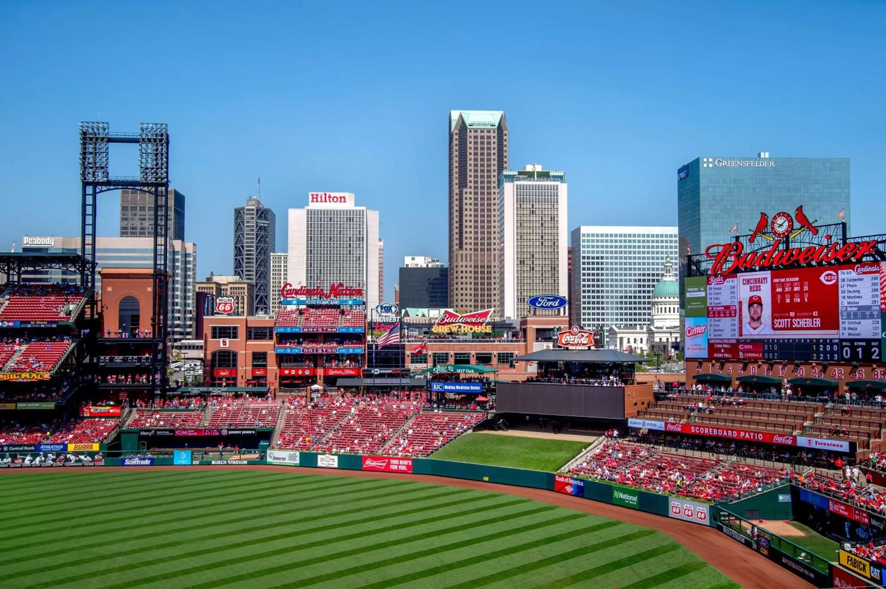 Property building in Hilton St. Louis at the Ballpark