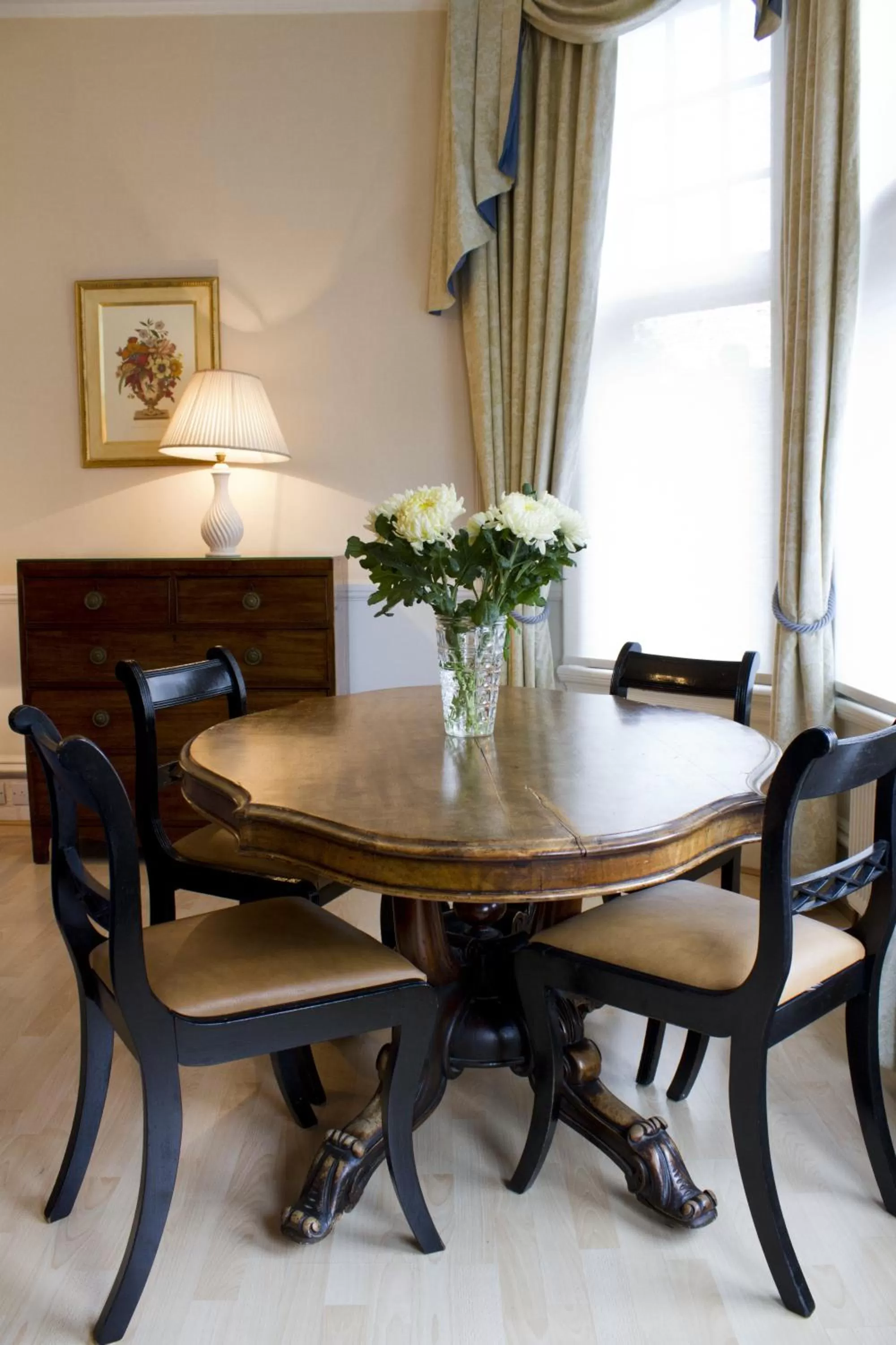 Dining area in No1 The Mansions By Mansley