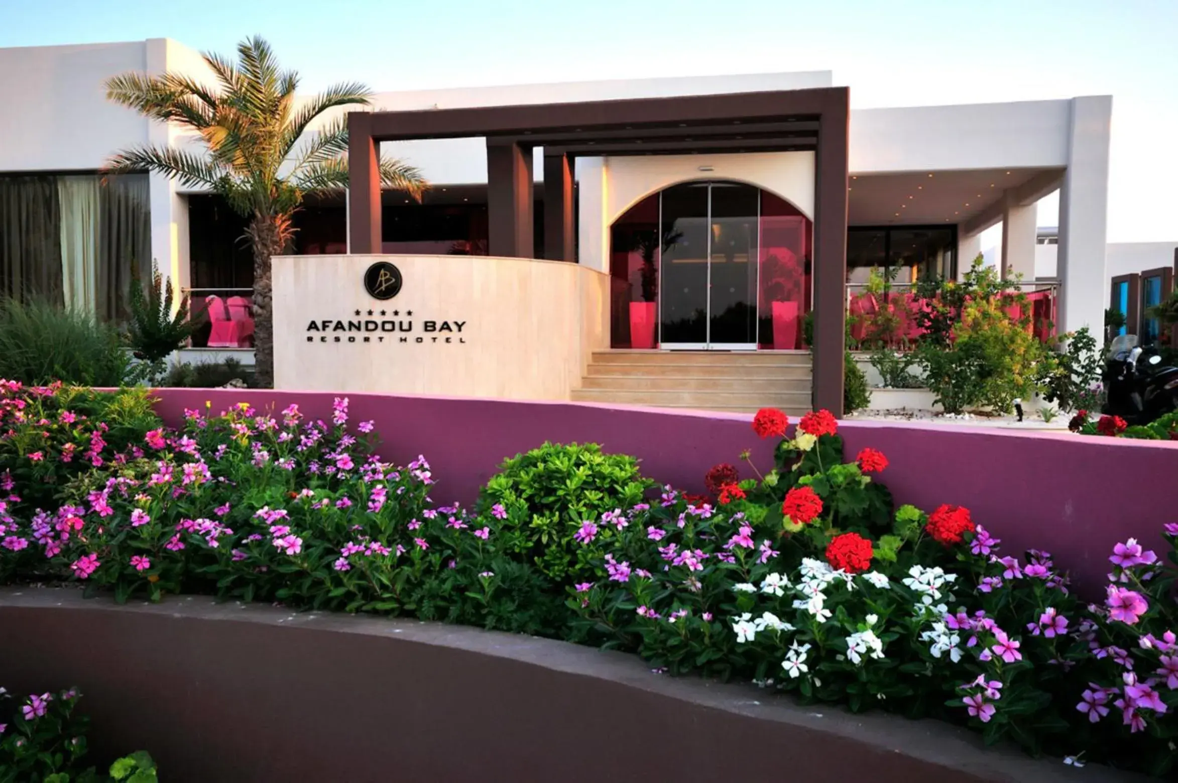 Facade/entrance in Afandou Bay Resort Suites