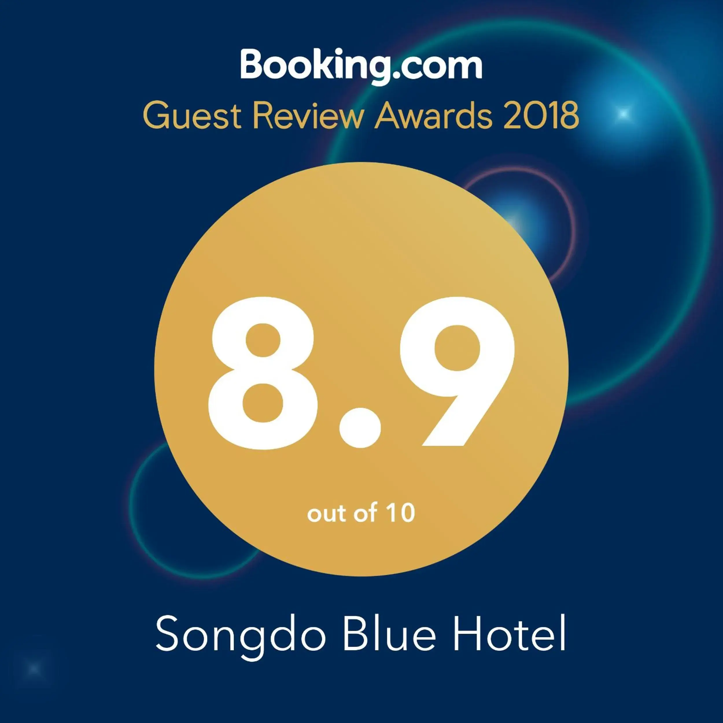 Certificate/Award in Songdo Blue Hotel