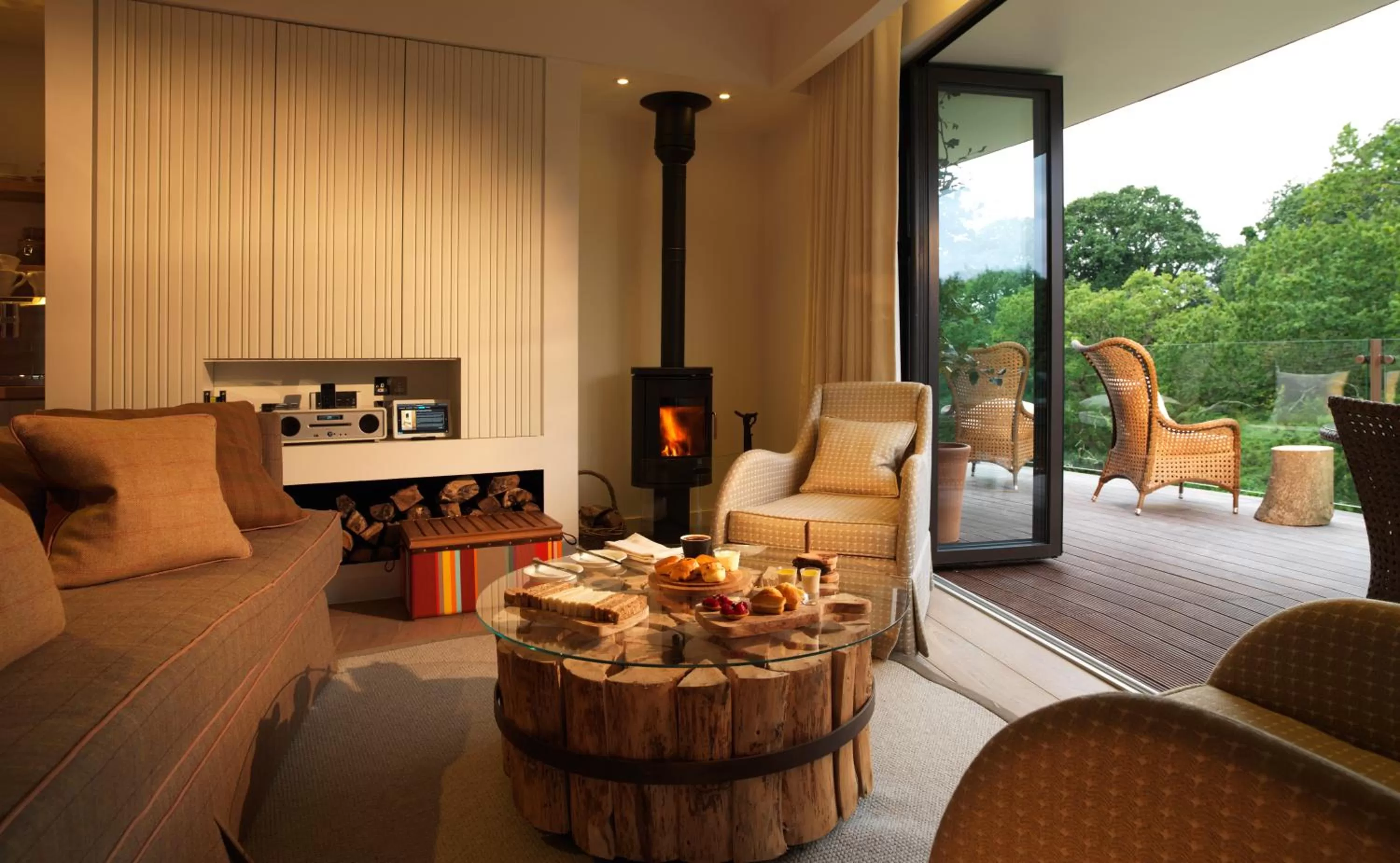 Patio in Chewton Glen Hotel - an Iconic Luxury Hotel