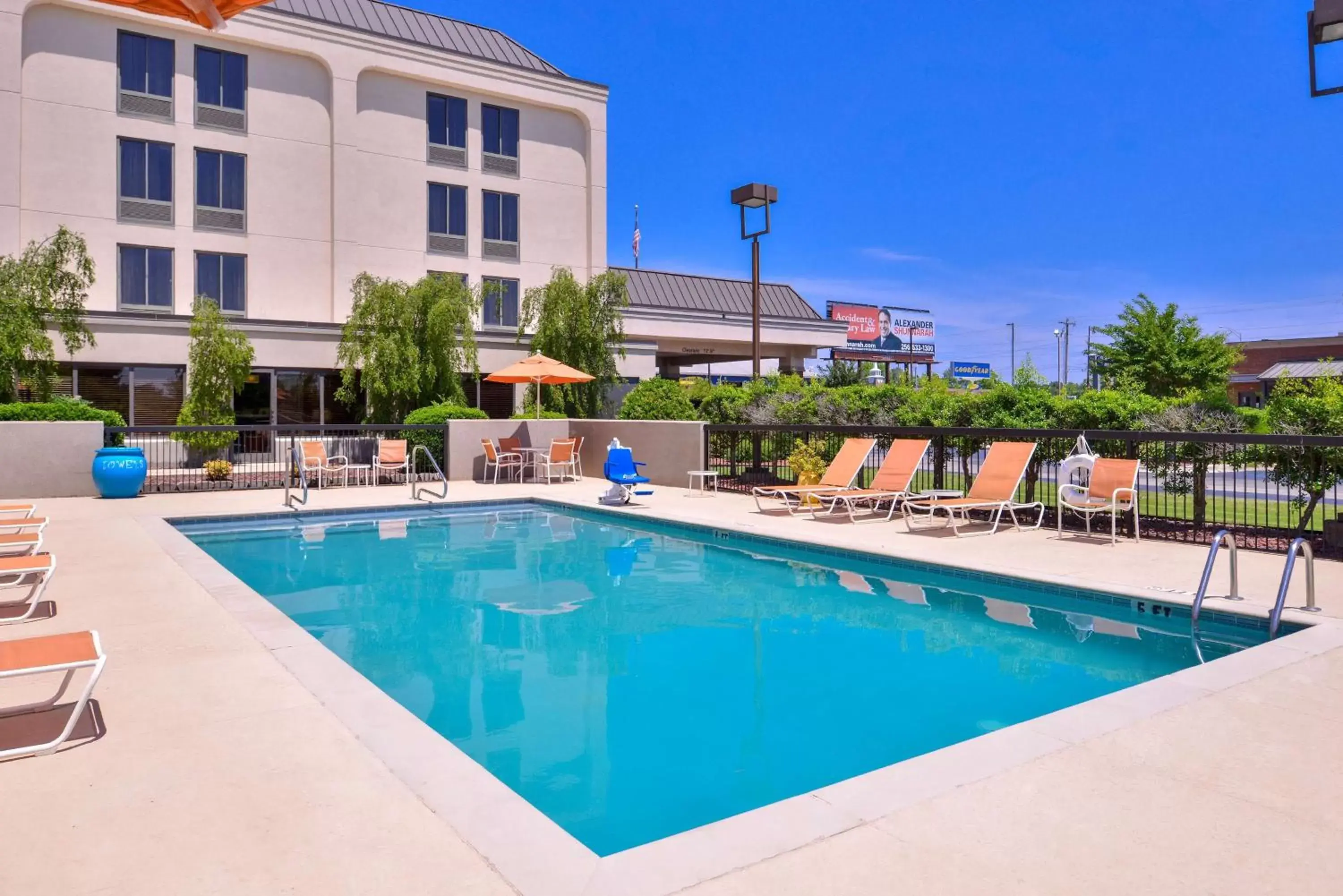 Pool view, Swimming Pool in Hampton Inn by Hilton Decatur