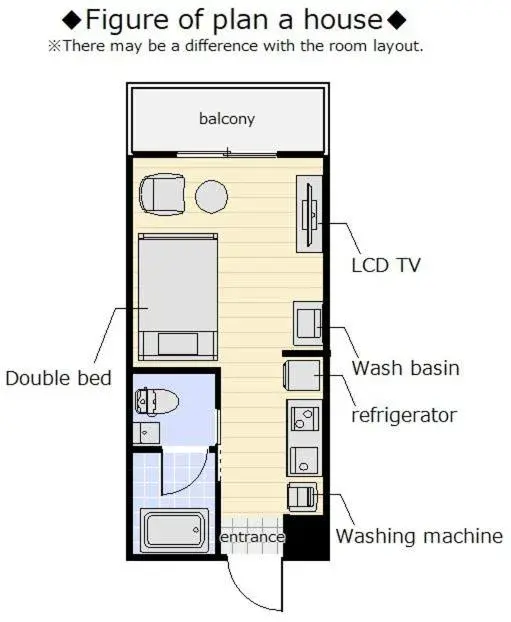 Floor Plan in Mr. Kinjo in Asahibashi Station