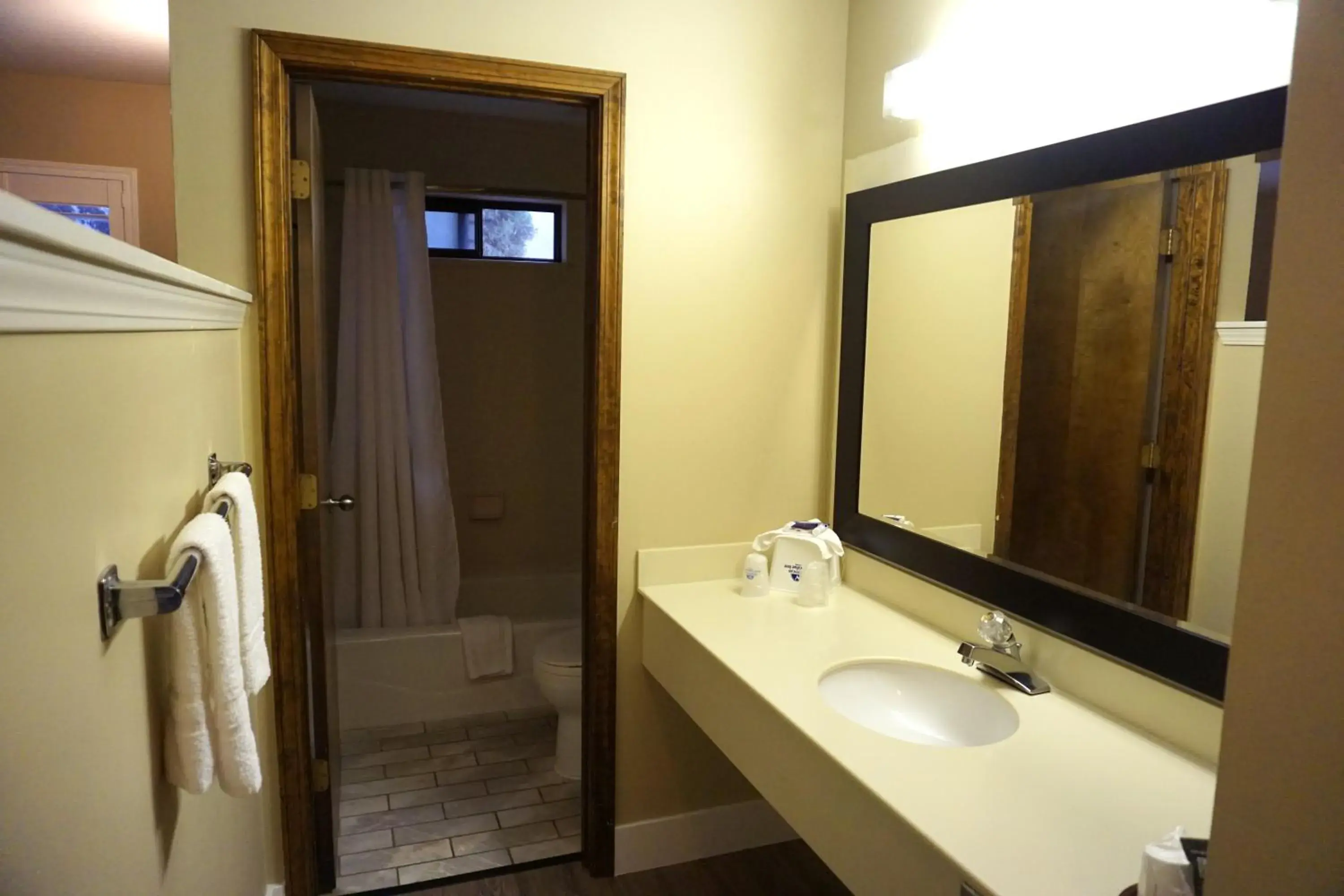 Bathroom in Travelodge by Wyndham Concord