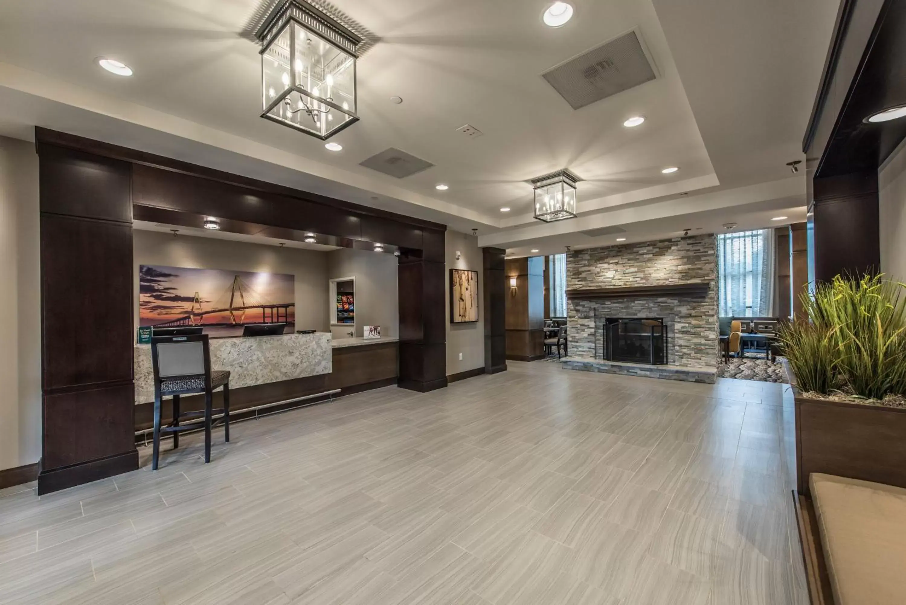 Property building, Lobby/Reception in Staybridge Suites Charleston - Mount Pleasant, an IHG Hotel