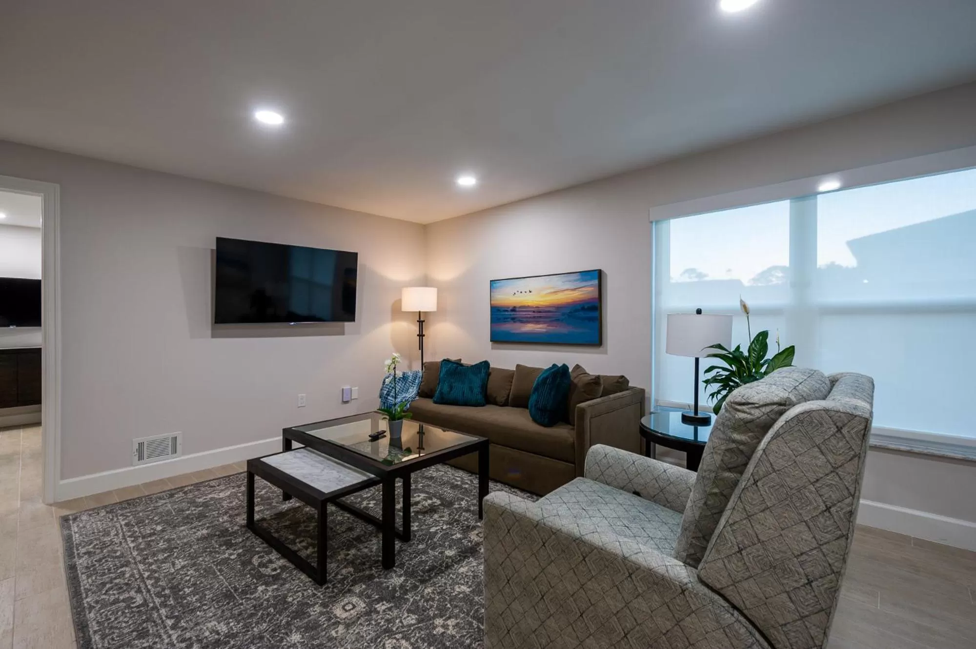 Living room in Wiggins Pass Chalet