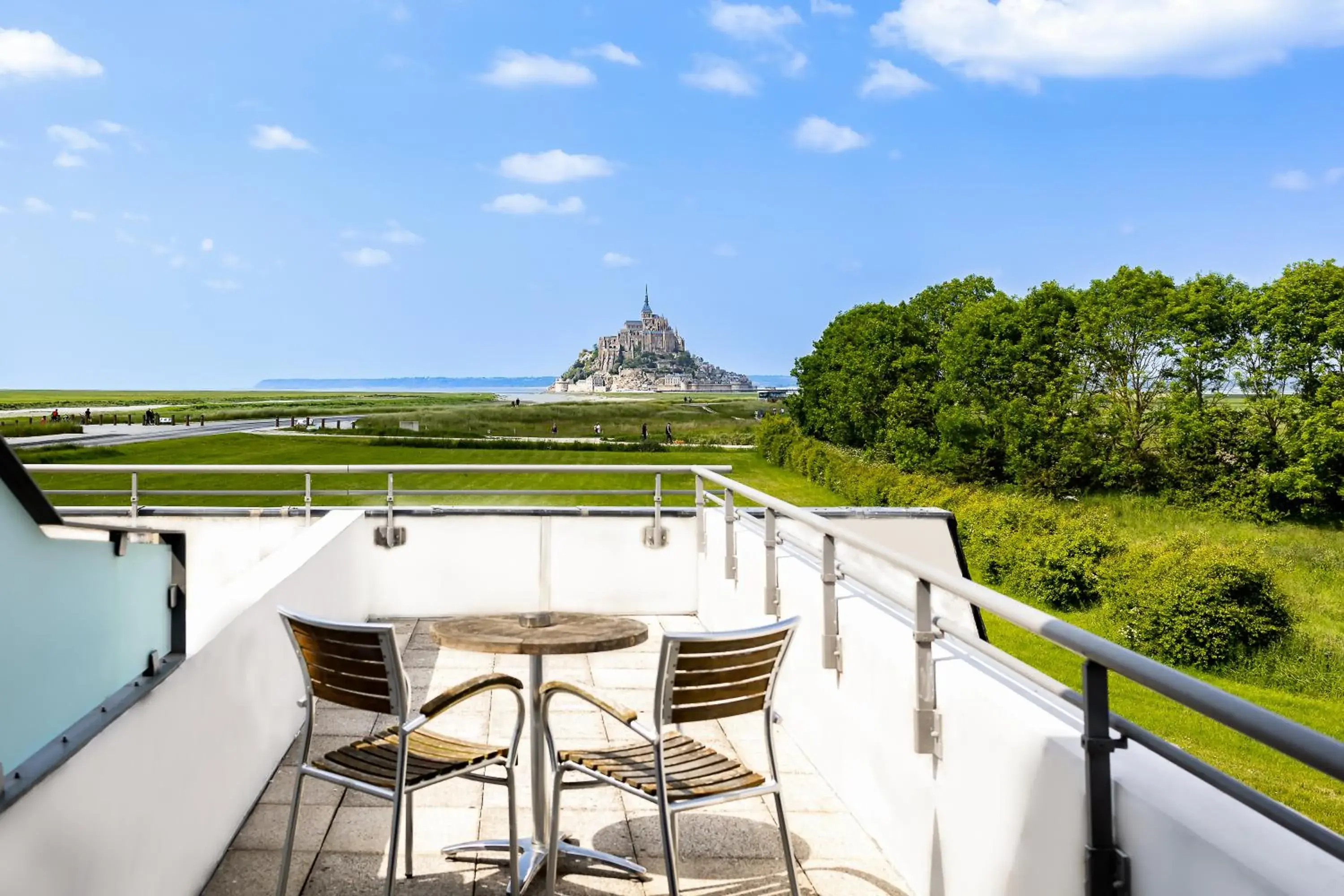 Patio, Balcony/Terrace in Le Relais Saint Michel