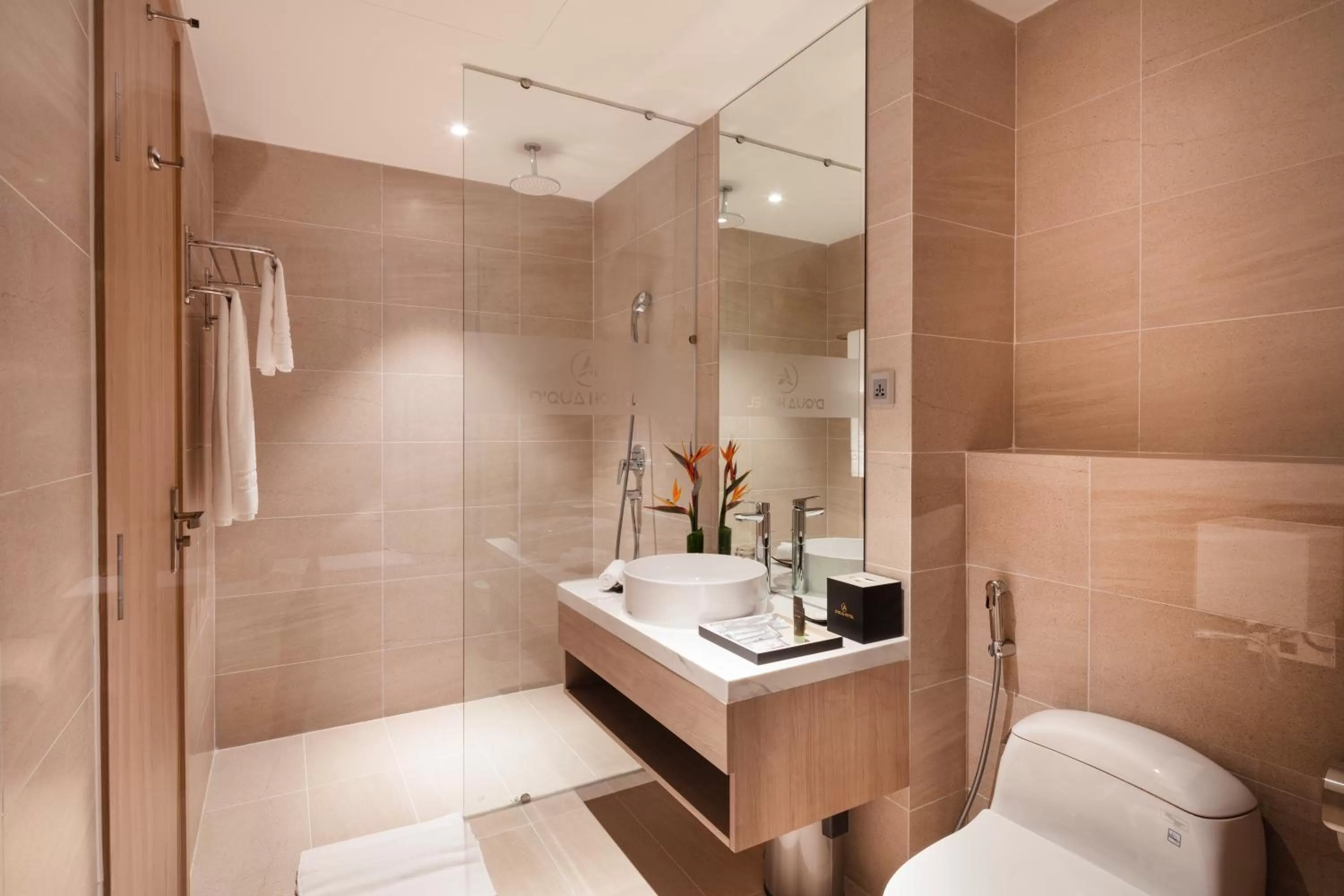 Bathroom in DQua Hotel