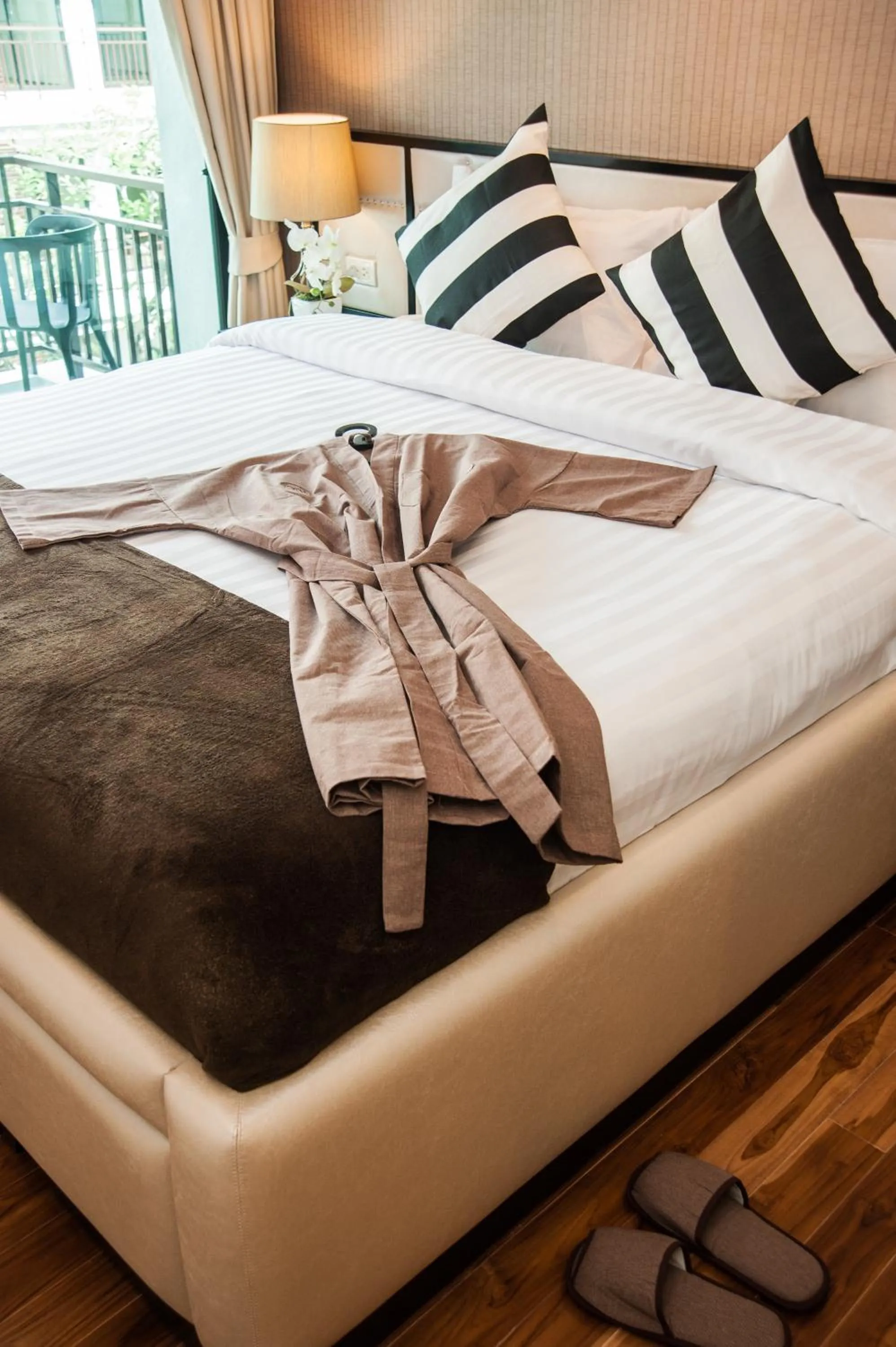 Bedroom, Bed in The Title KR Beach Condotel Rawai Beach