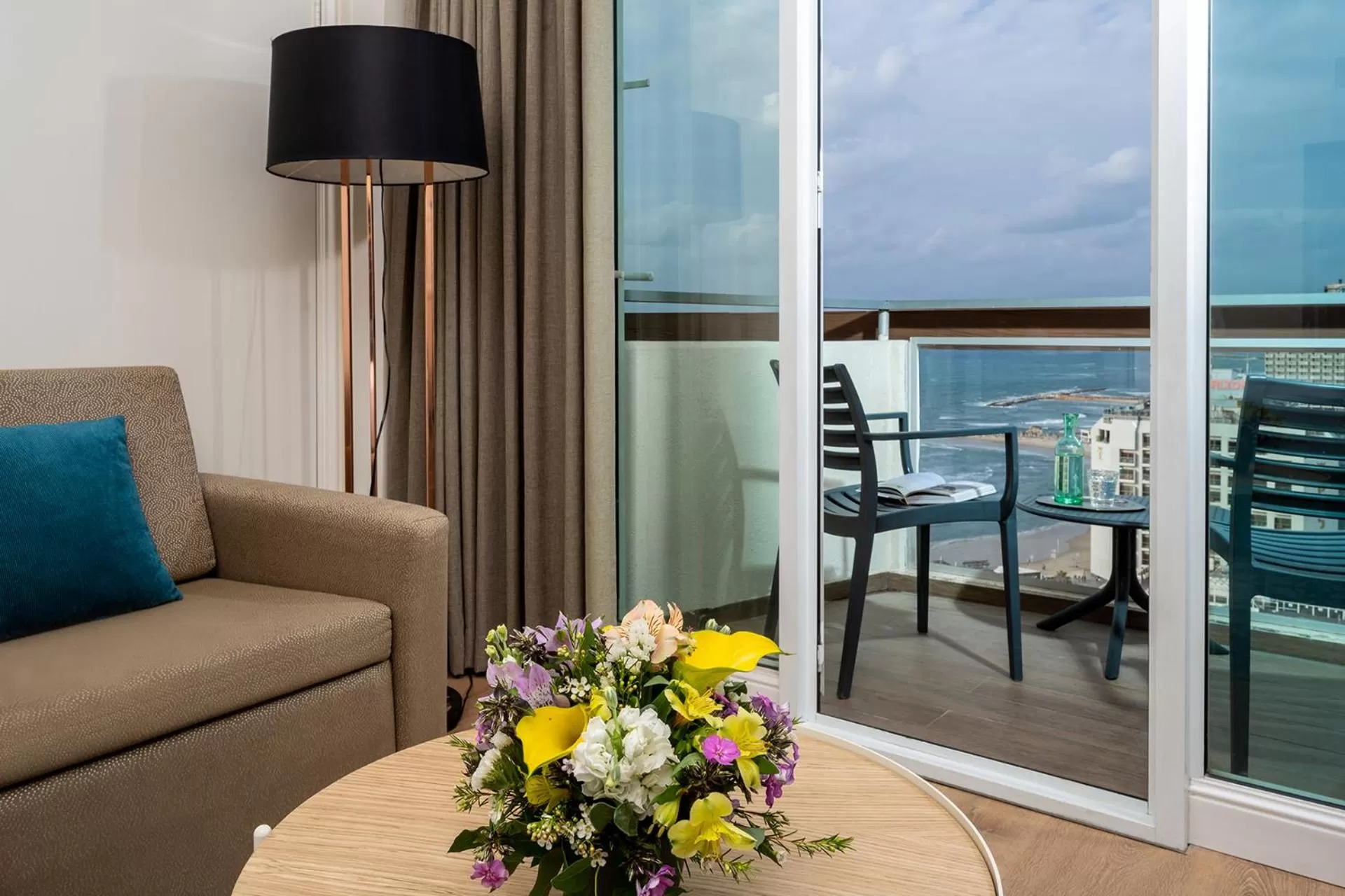 Club Triple Room with Sea View ( 3 Adults) in Herods Tel Aviv By The Beach