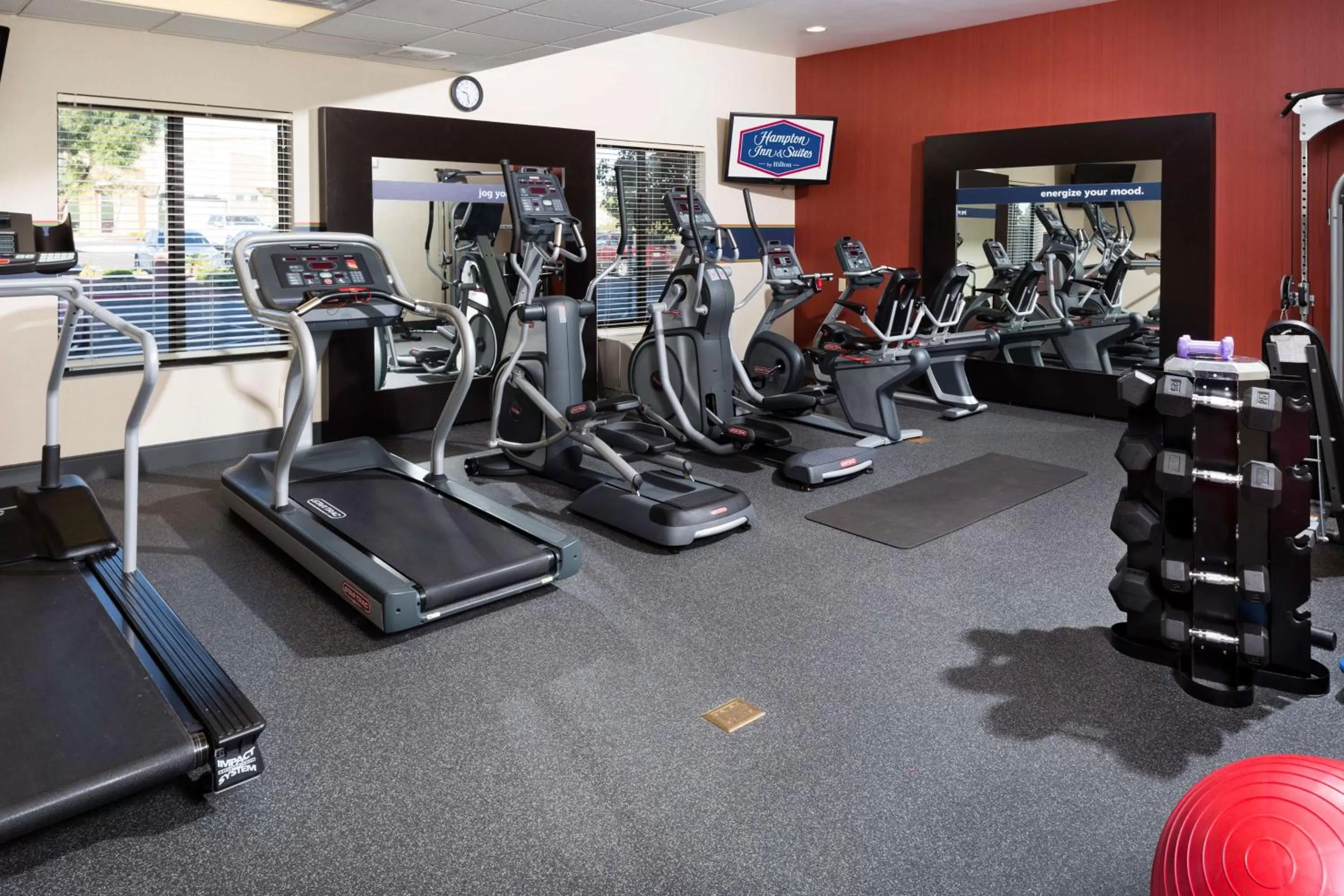 Fitness centre/facilities in Hampton Inn & Suites Las Vegas South