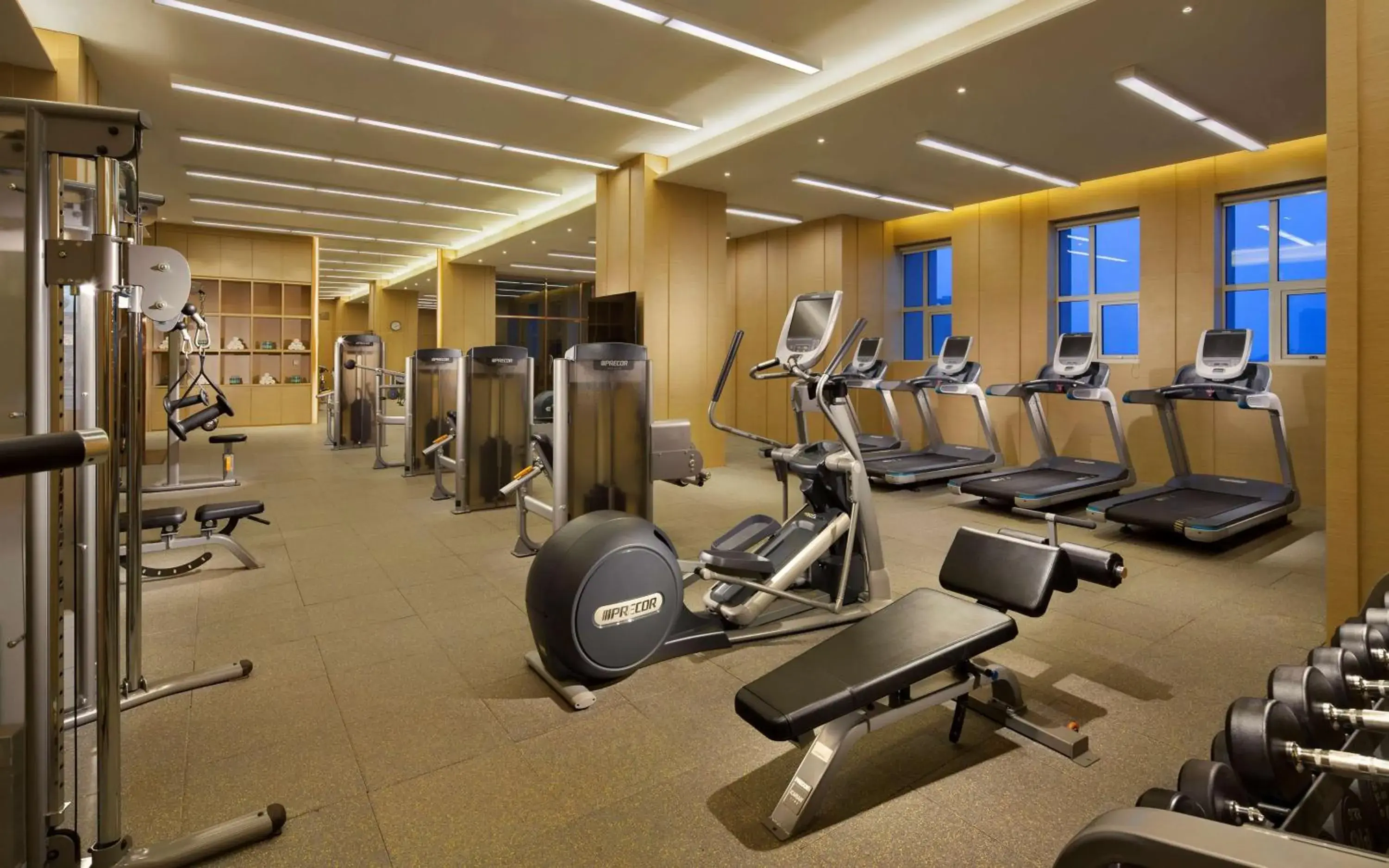Fitness centre/facilities, Fitness Center/Facilities in DoubleTree by Hilton Hotel Qingdao-Jimo Ancient City
