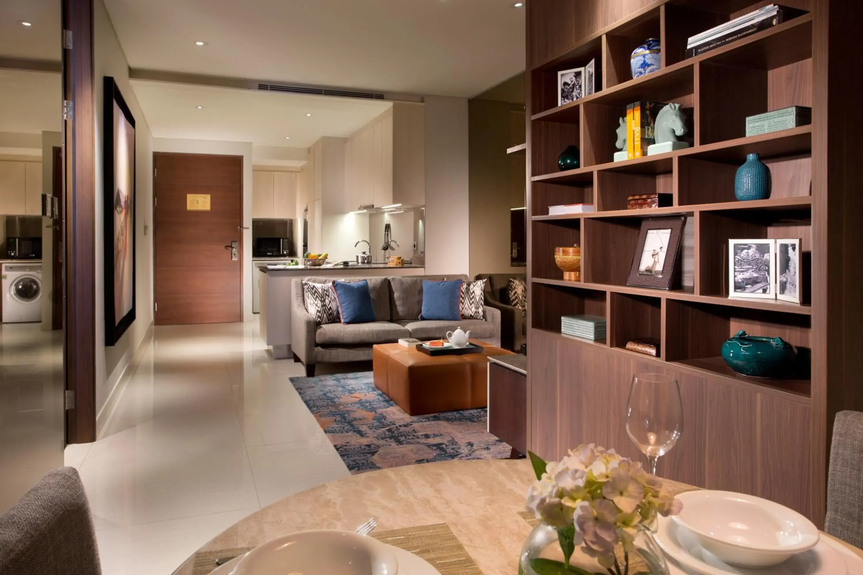 Living room in Ascott Waterplace Surabaya