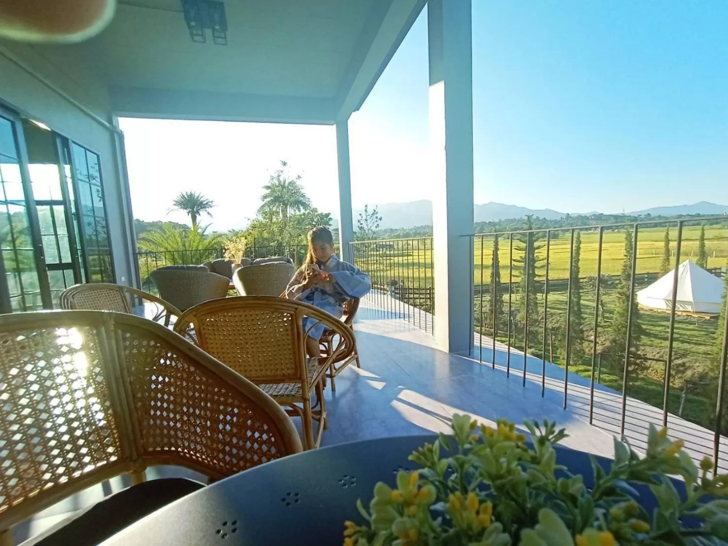 Communal kitchen in PAI LAMUN VALLEY