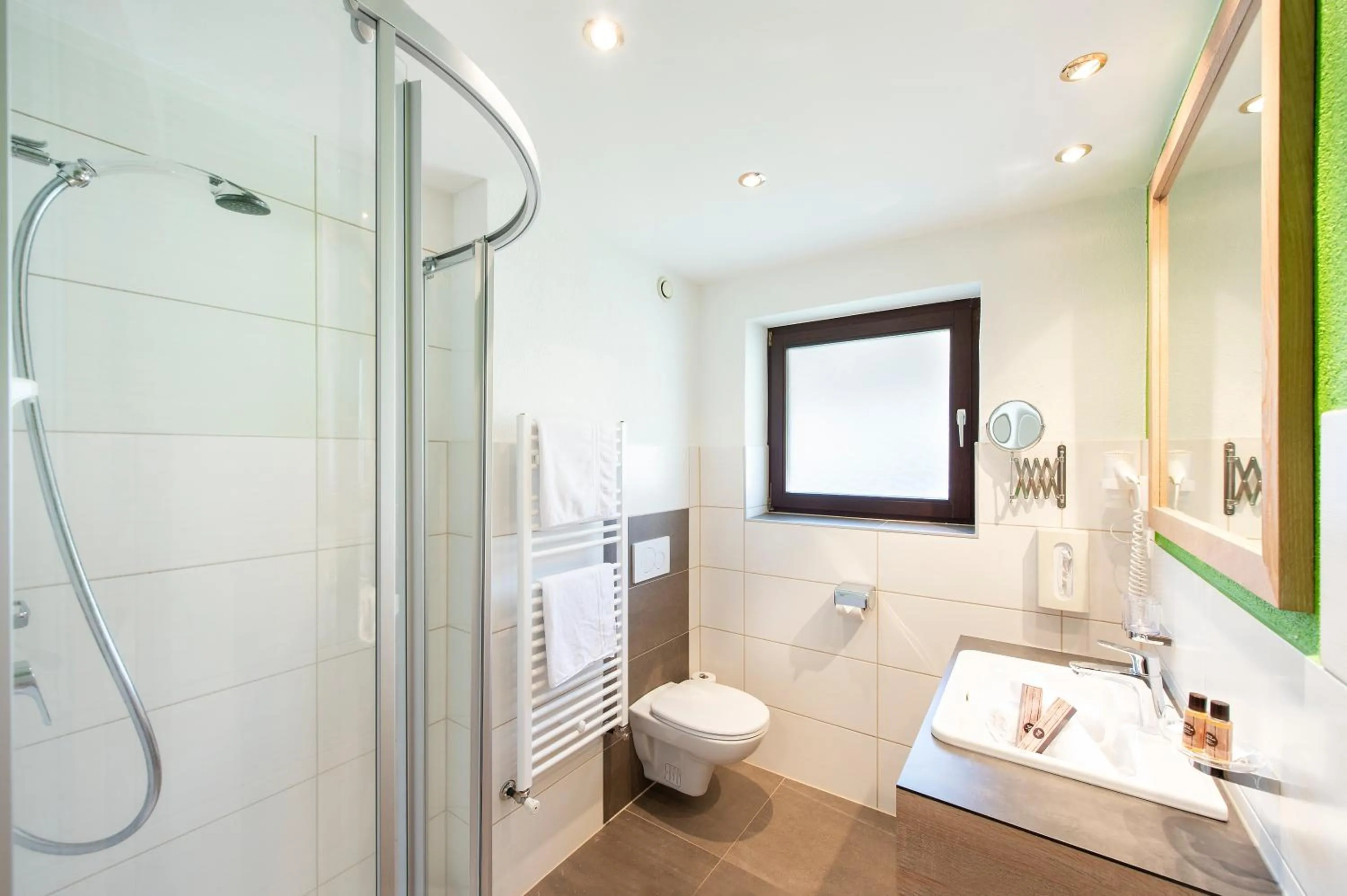 Shower in Hotel Erhart Sölden