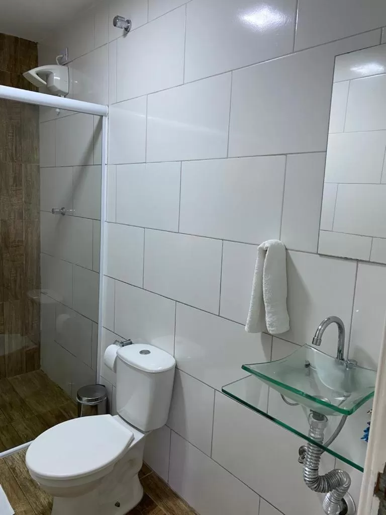 Bathroom in Santa Cecília Pousada