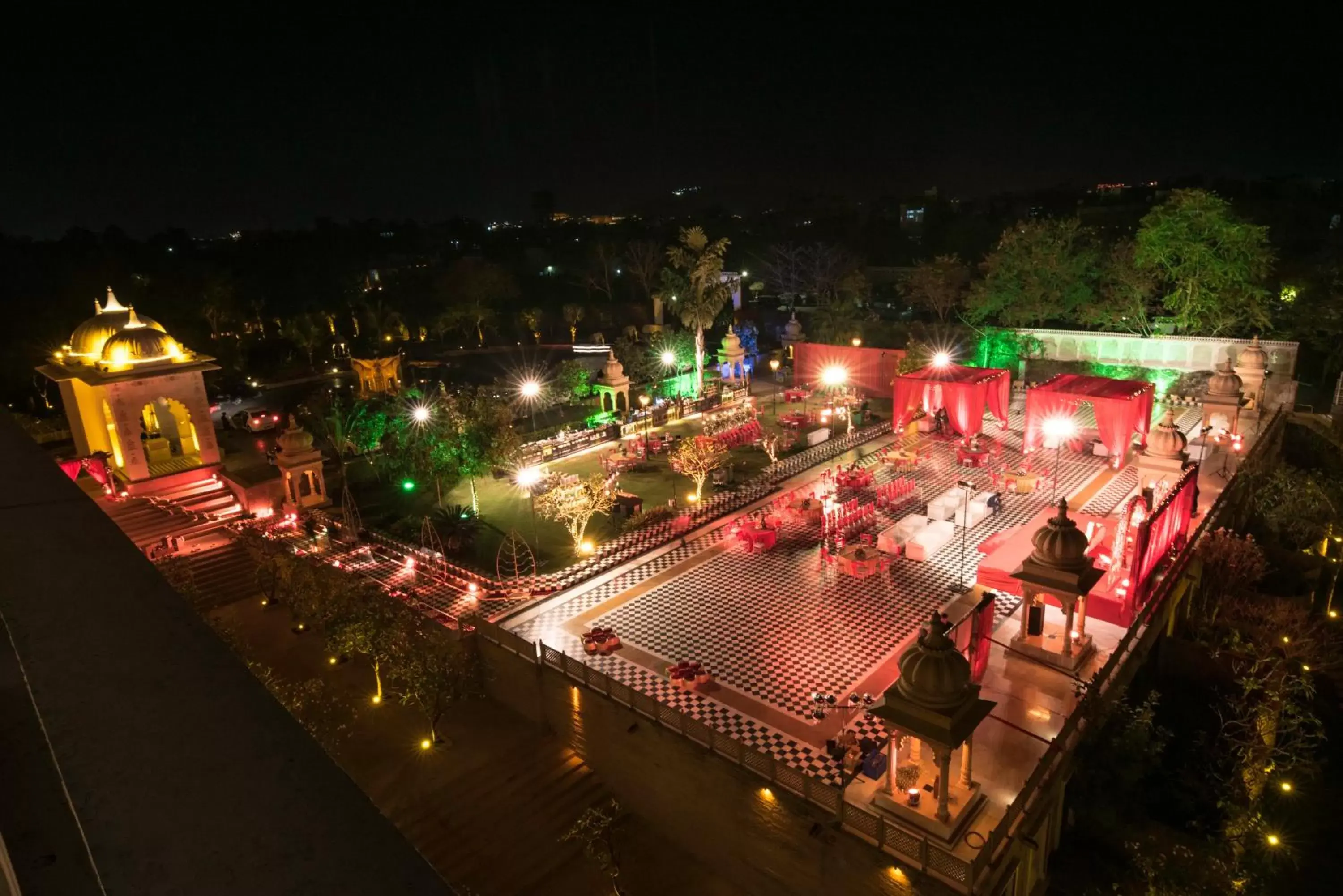 Bird's eye view, Bird's-eye View in Radisson Blu Udaipur Palace Resort & Spa