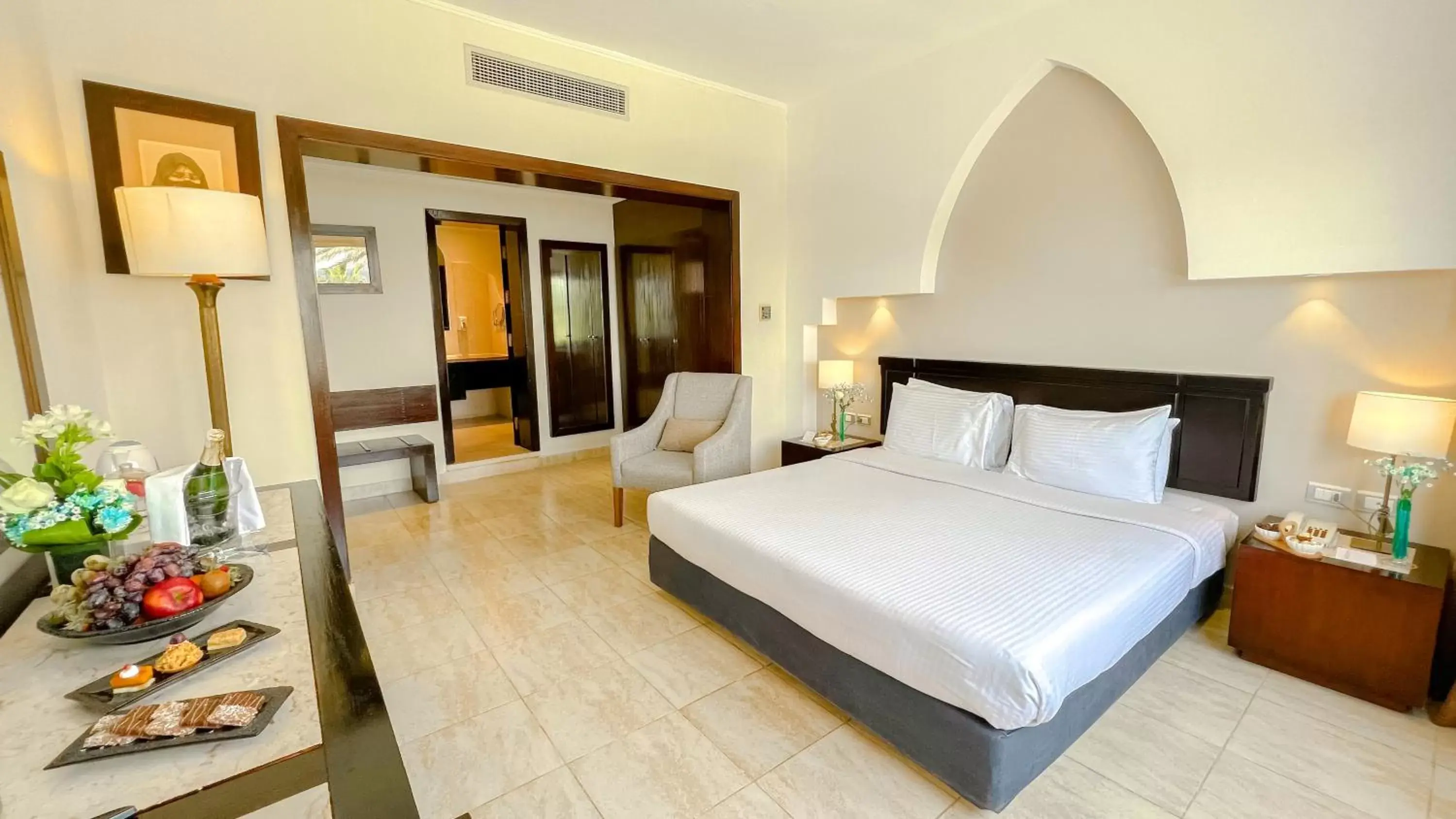 Bed in Sharm Club Beach Resort
