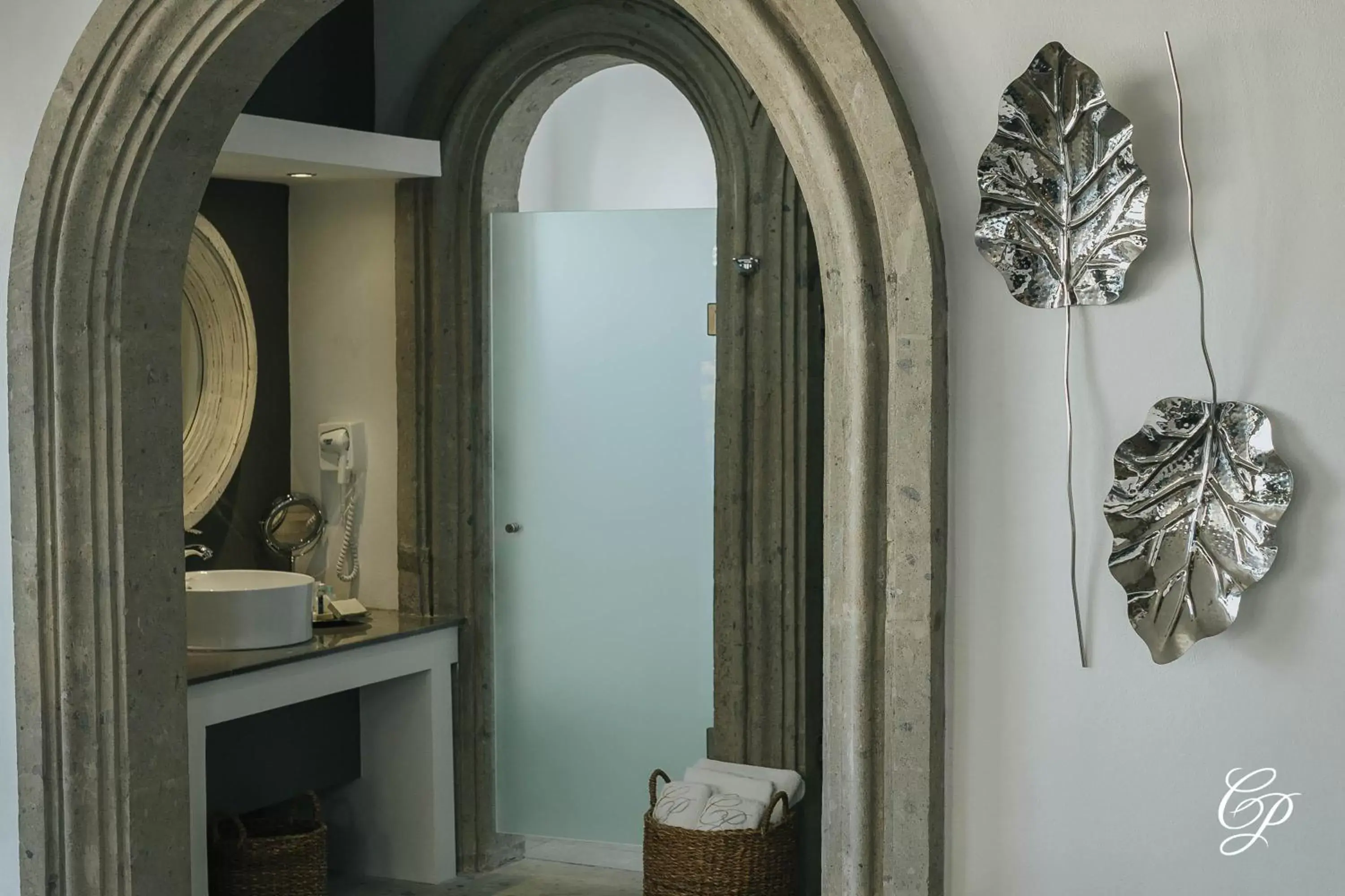 Bathroom in De Cantera Y Plata Hotel Boutique