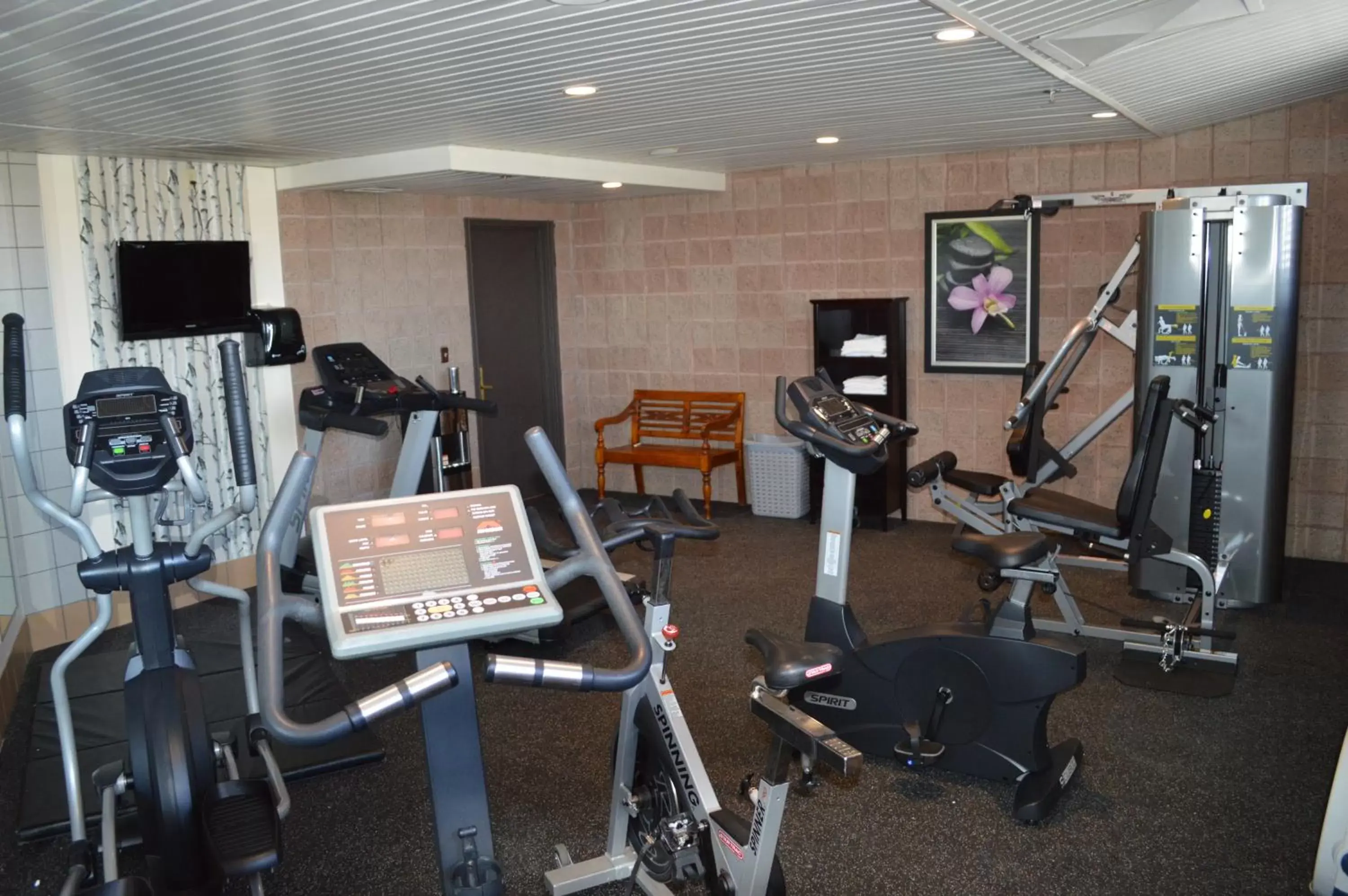 Fitness centre/facilities, Fitness Center/Facilities in Ramada Plaza by Wyndham Gatineau/Manoir du Casino