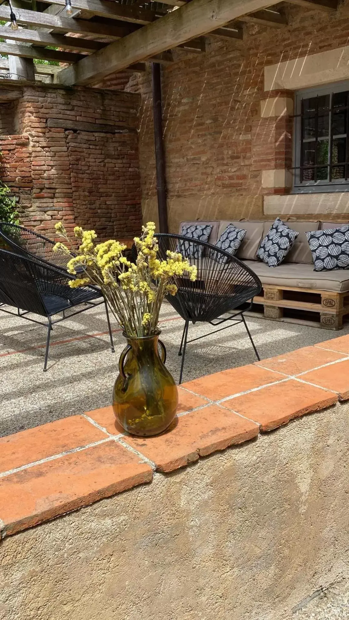 Patio in Manoir du Bouyssou