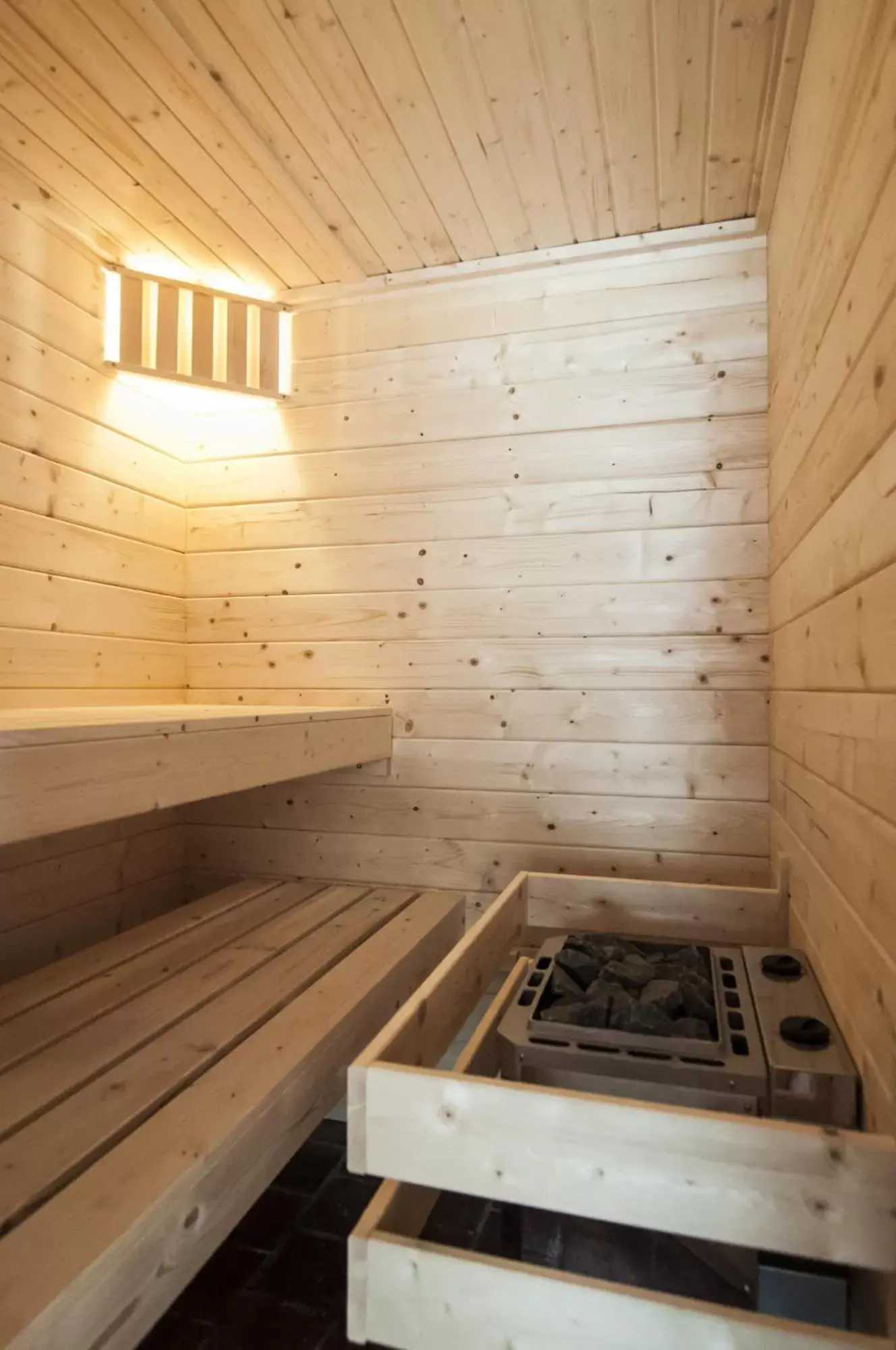 Sauna in Jardin des Sens, la Rente d'Eguilly